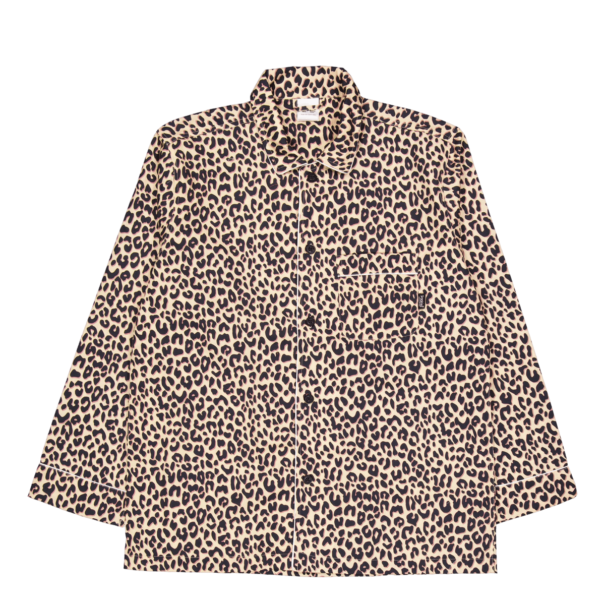 Leopard Pyjama Shirt 250 Beige