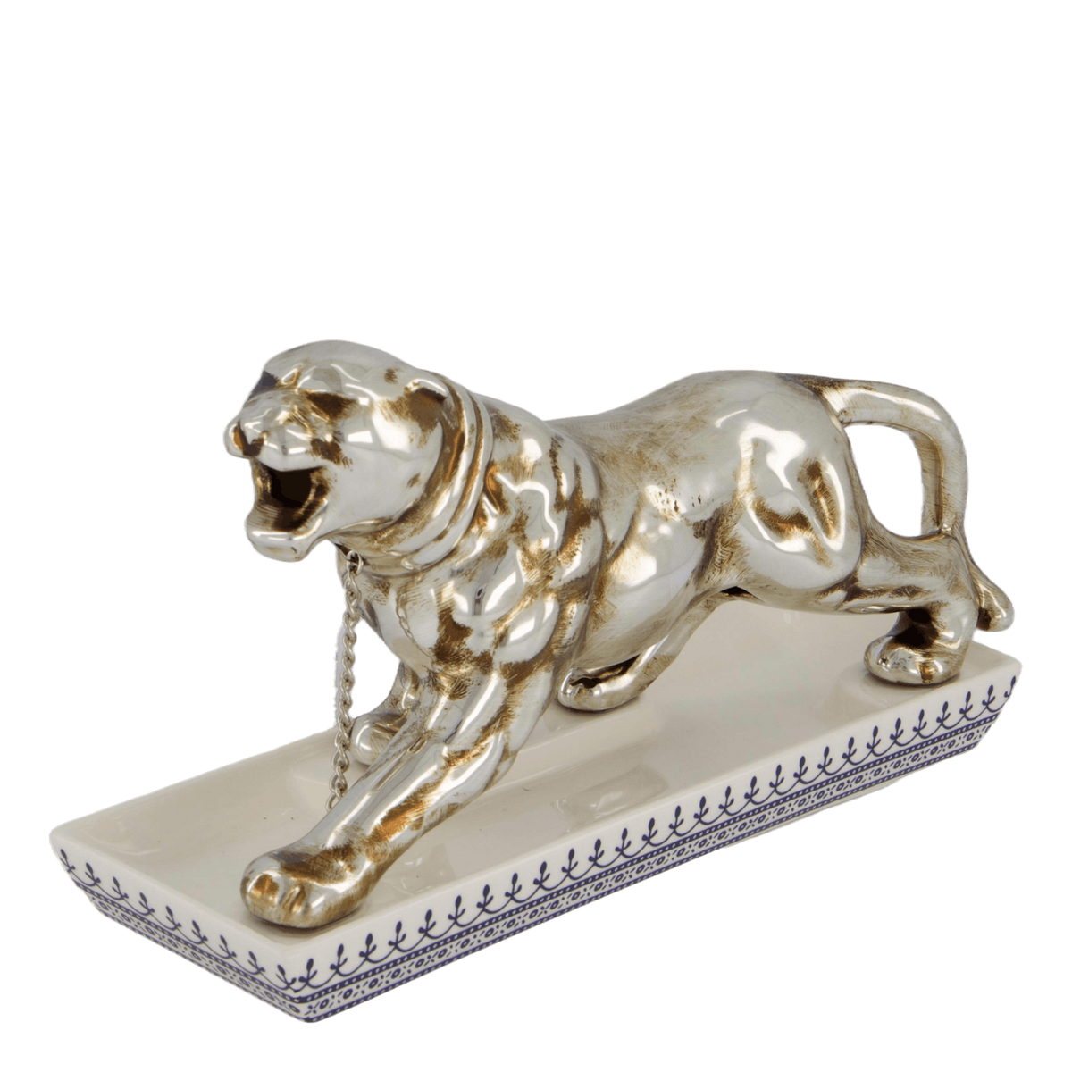 Panther Incense Chamber Silver