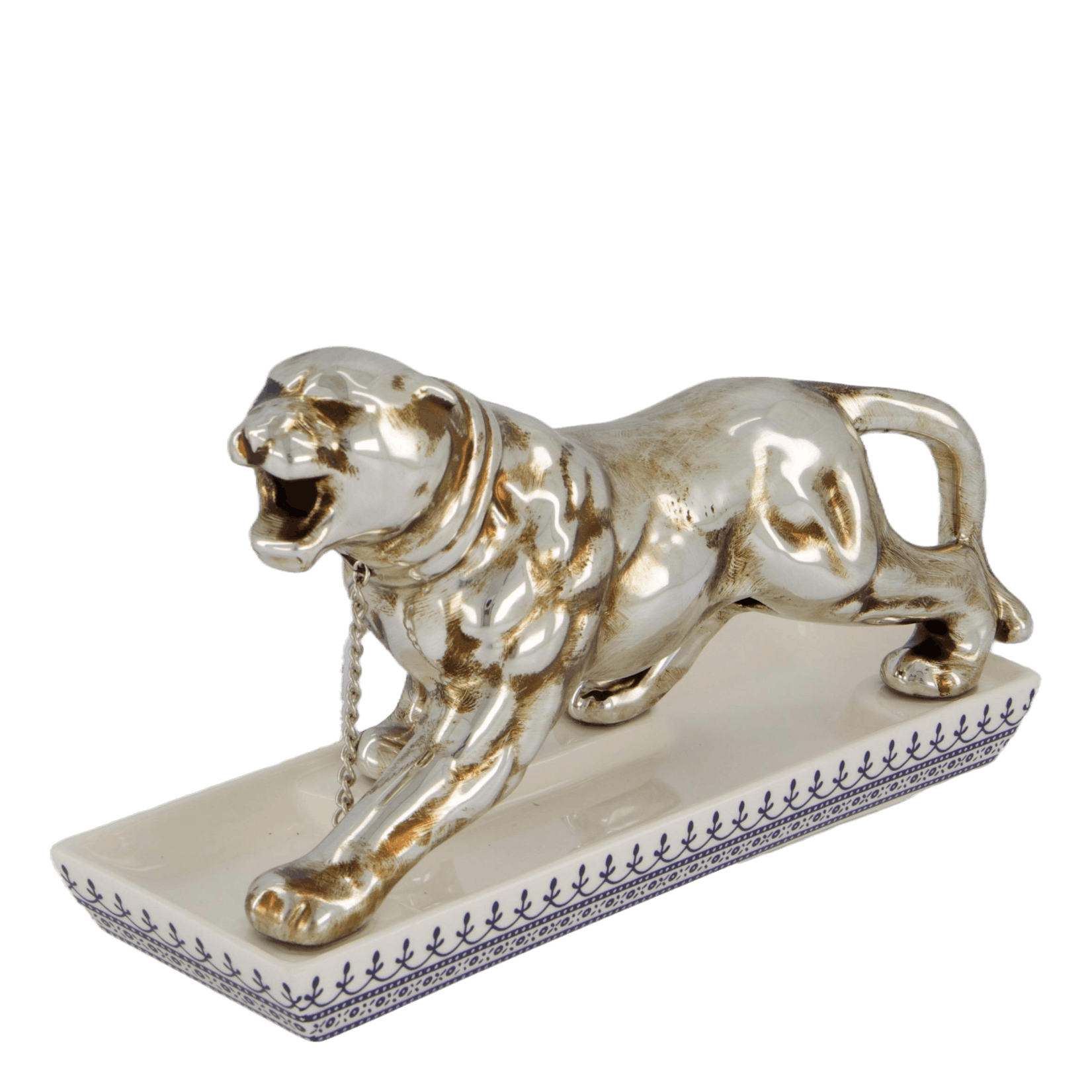 Panther Incense Chamber Silver