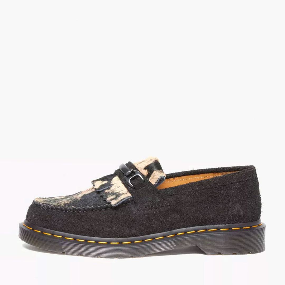 Adrian Snaffle Hair-on Loafer Black Beige