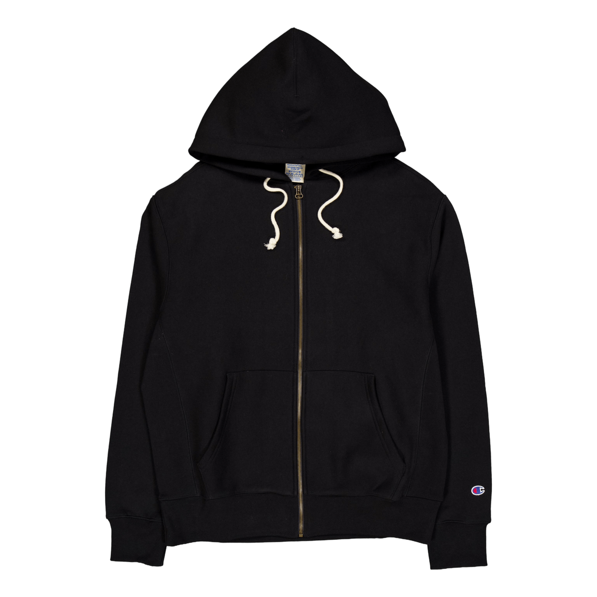 Hooded Full Zip Sweatshirt Black Beauty