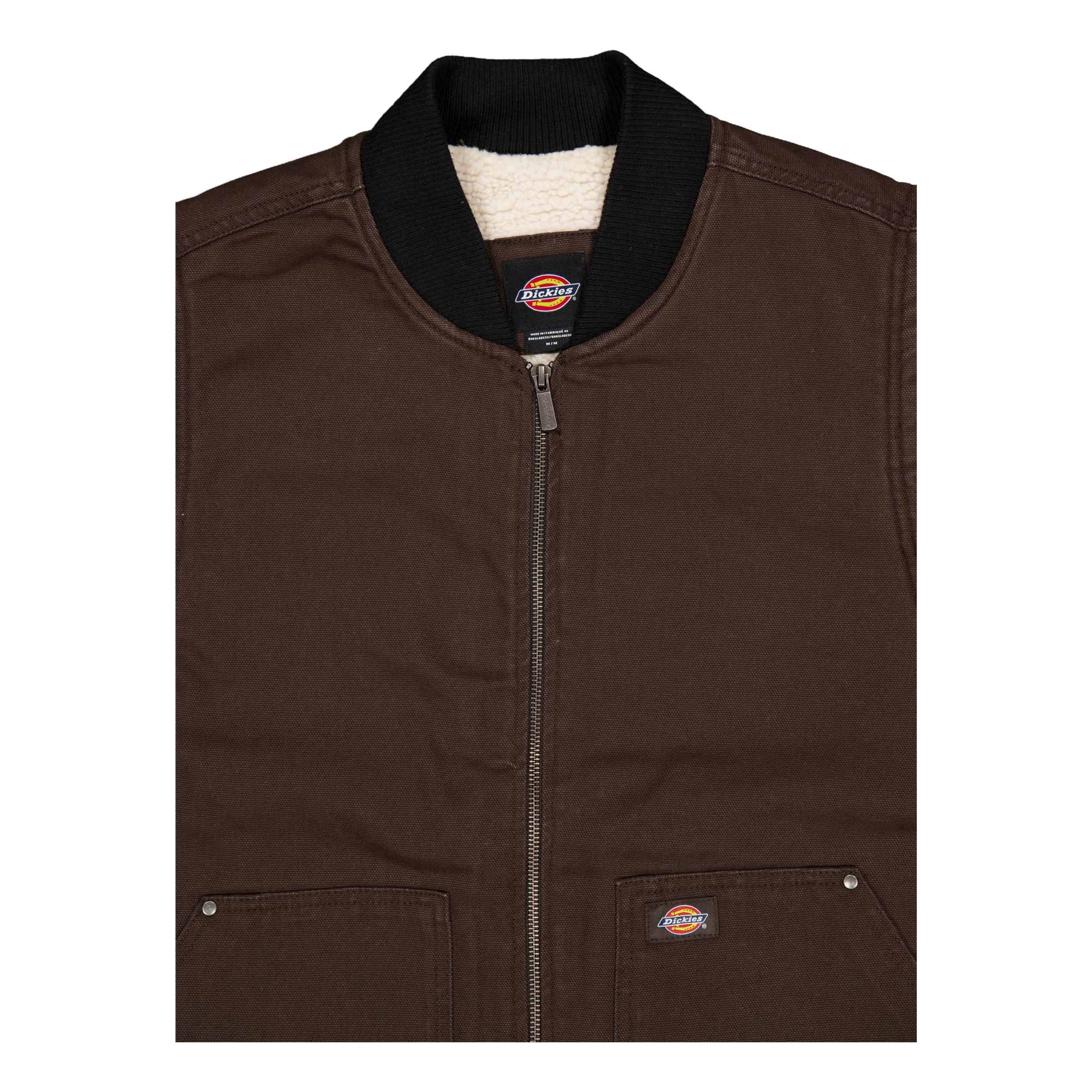 Dickies Duck Canvas Vest Dark  Dark Brown