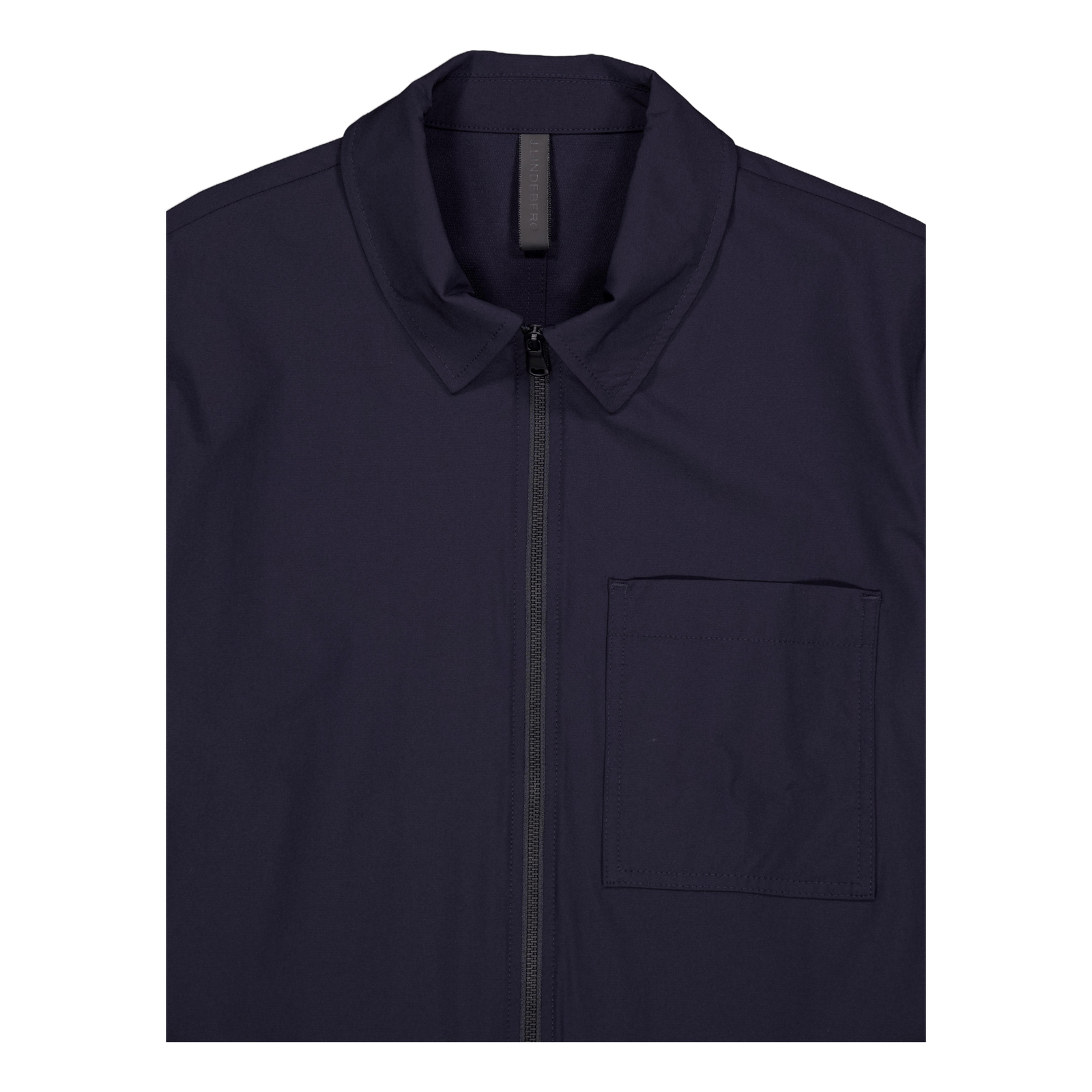 Jake Zipped Overshirt Jl Navy