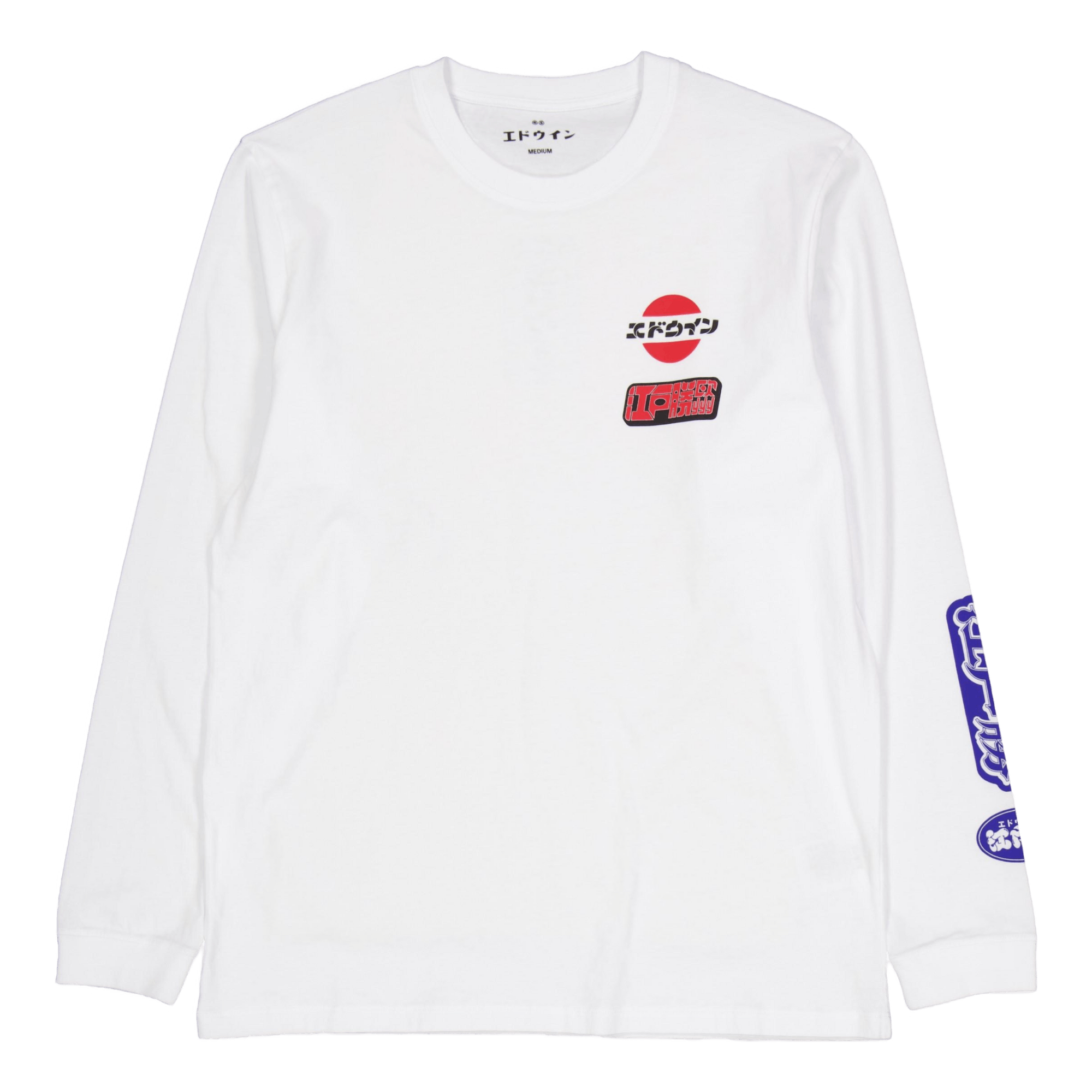 Edo Win T-shirt Ls White