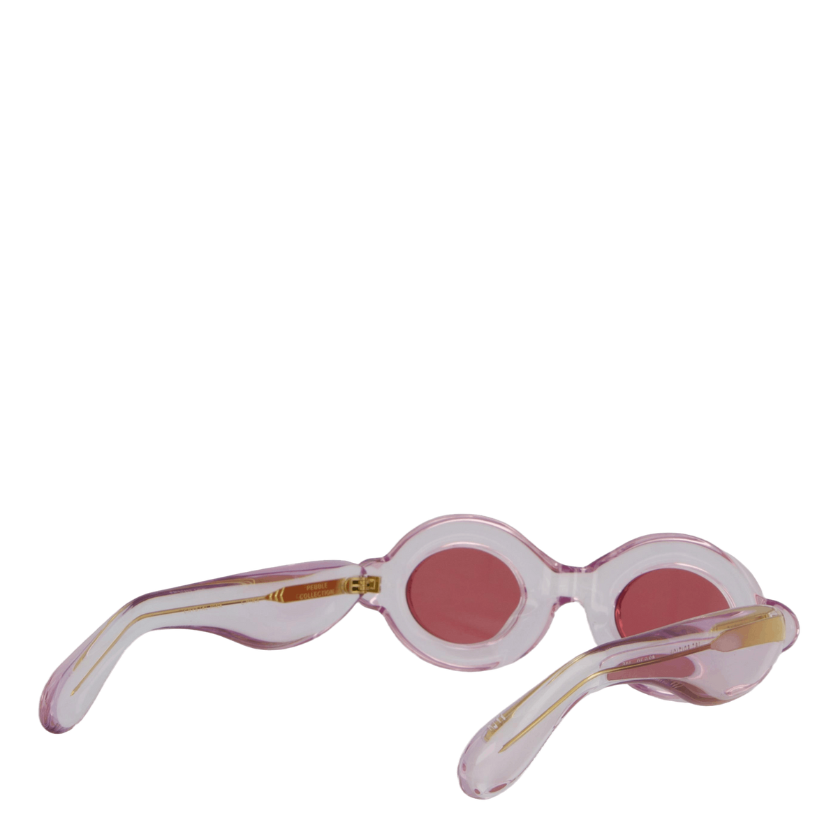 Pebble Round Crystal Pink