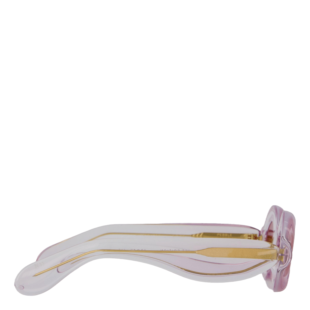 Pebble Round Crystal Pink