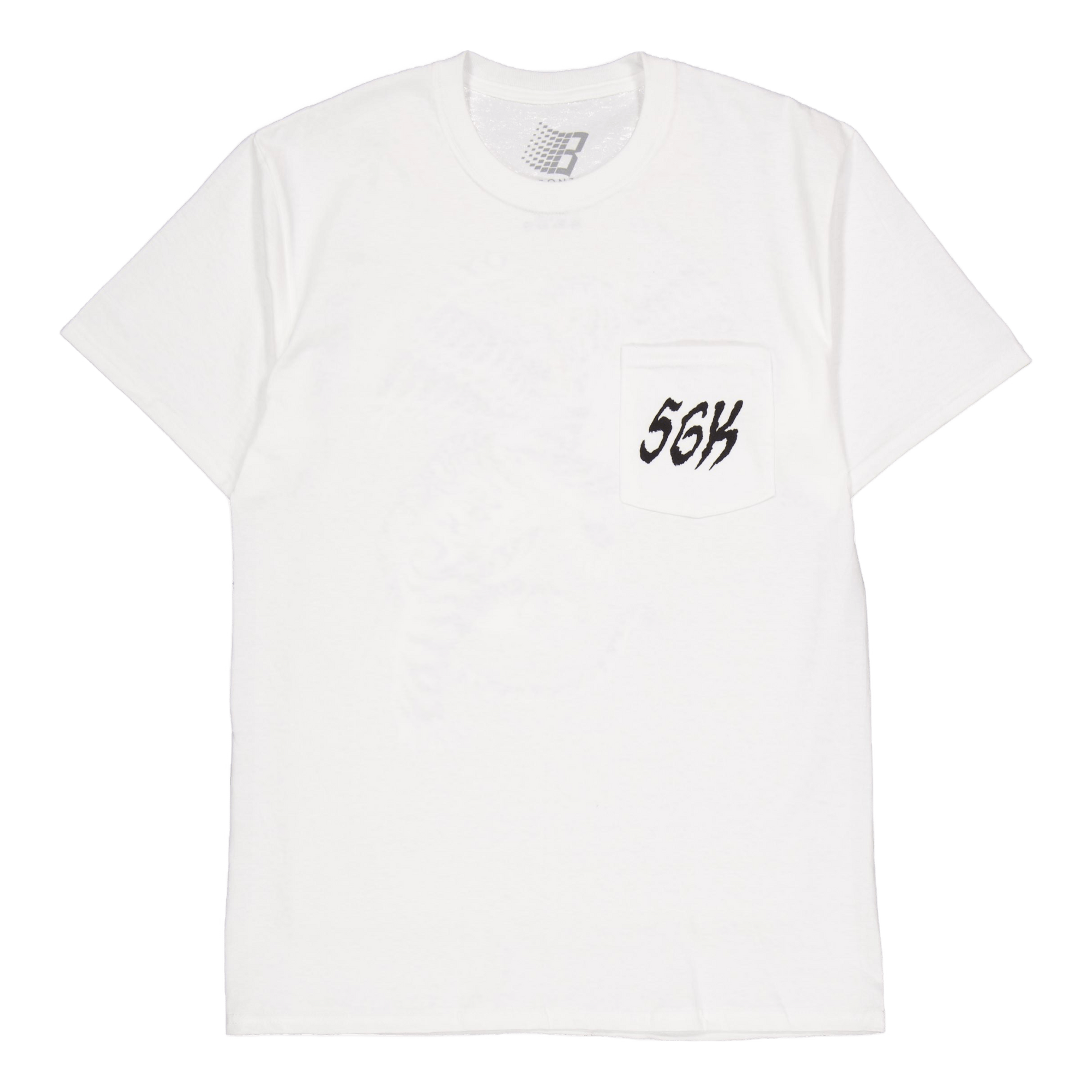 Tiger Pocket Tee White