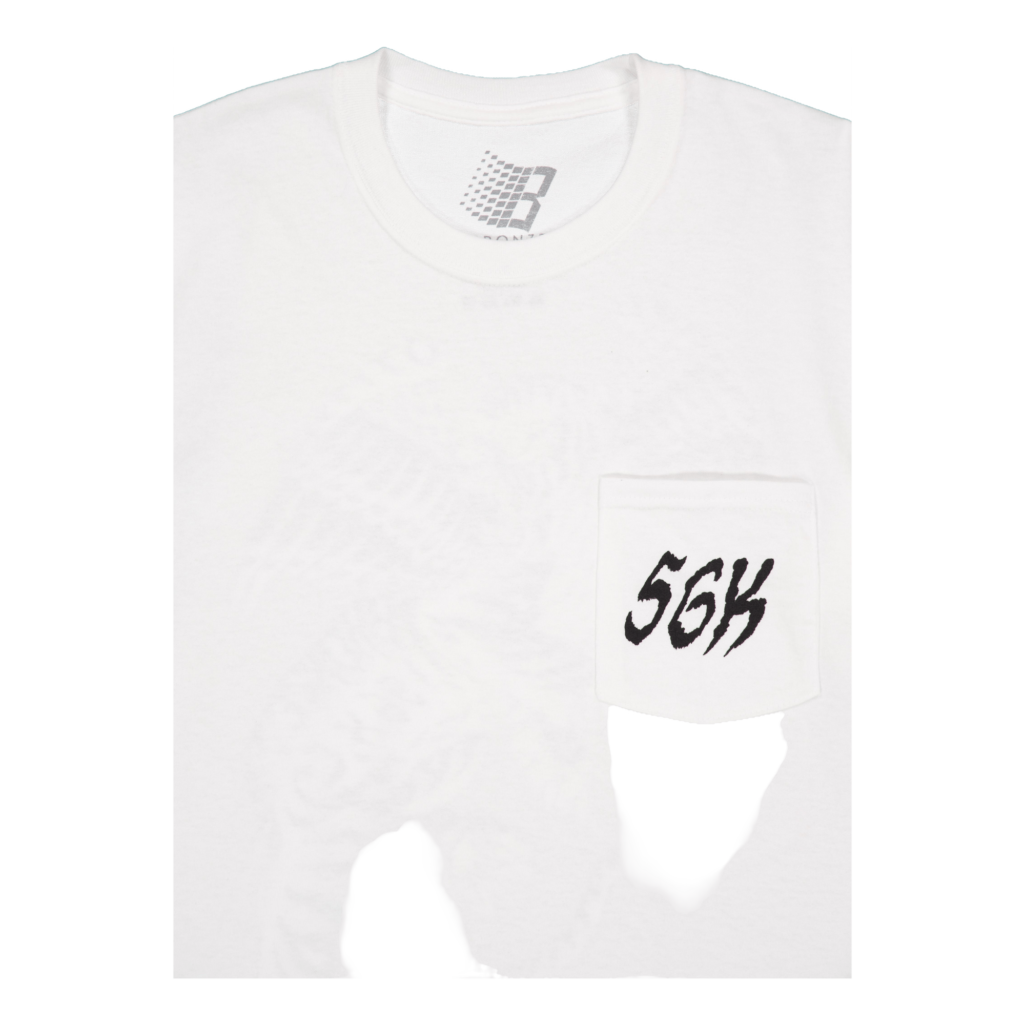 Tiger Pocket Tee White