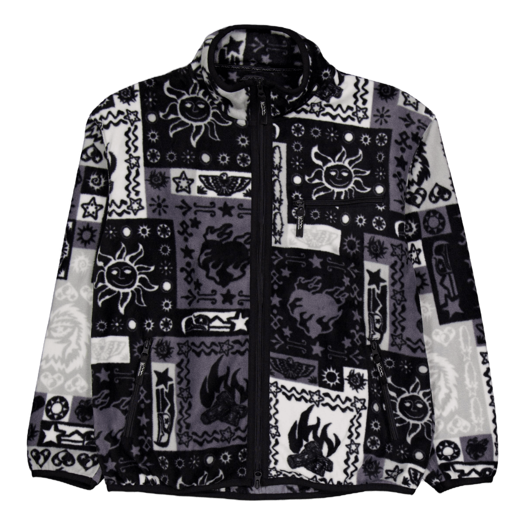 Bandana Fleece Jacket Black