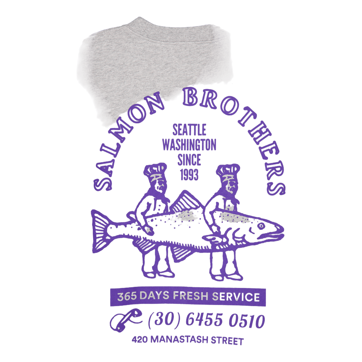 Citee Sweat Salmon Oxford