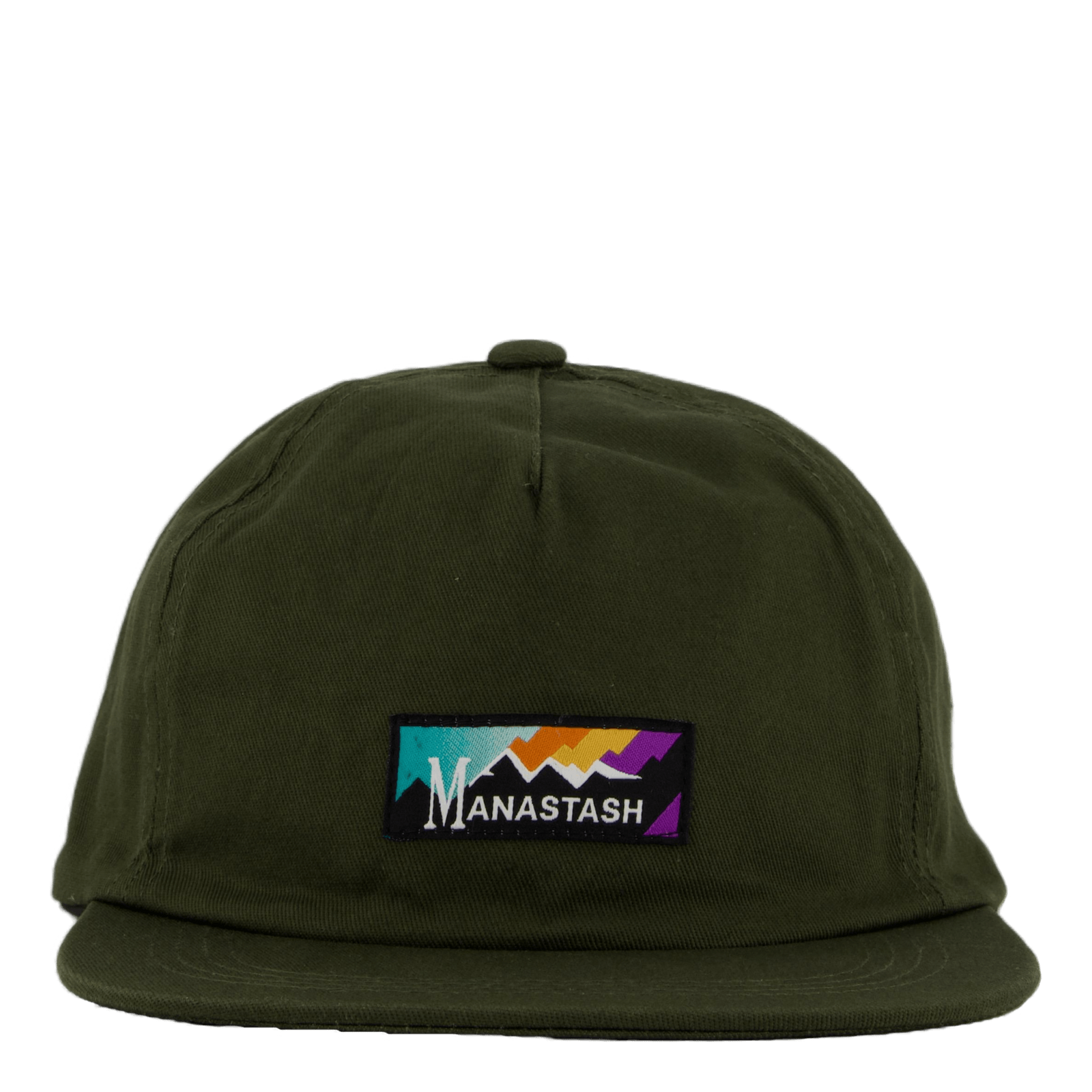 Rainbow Logo Cap Olive