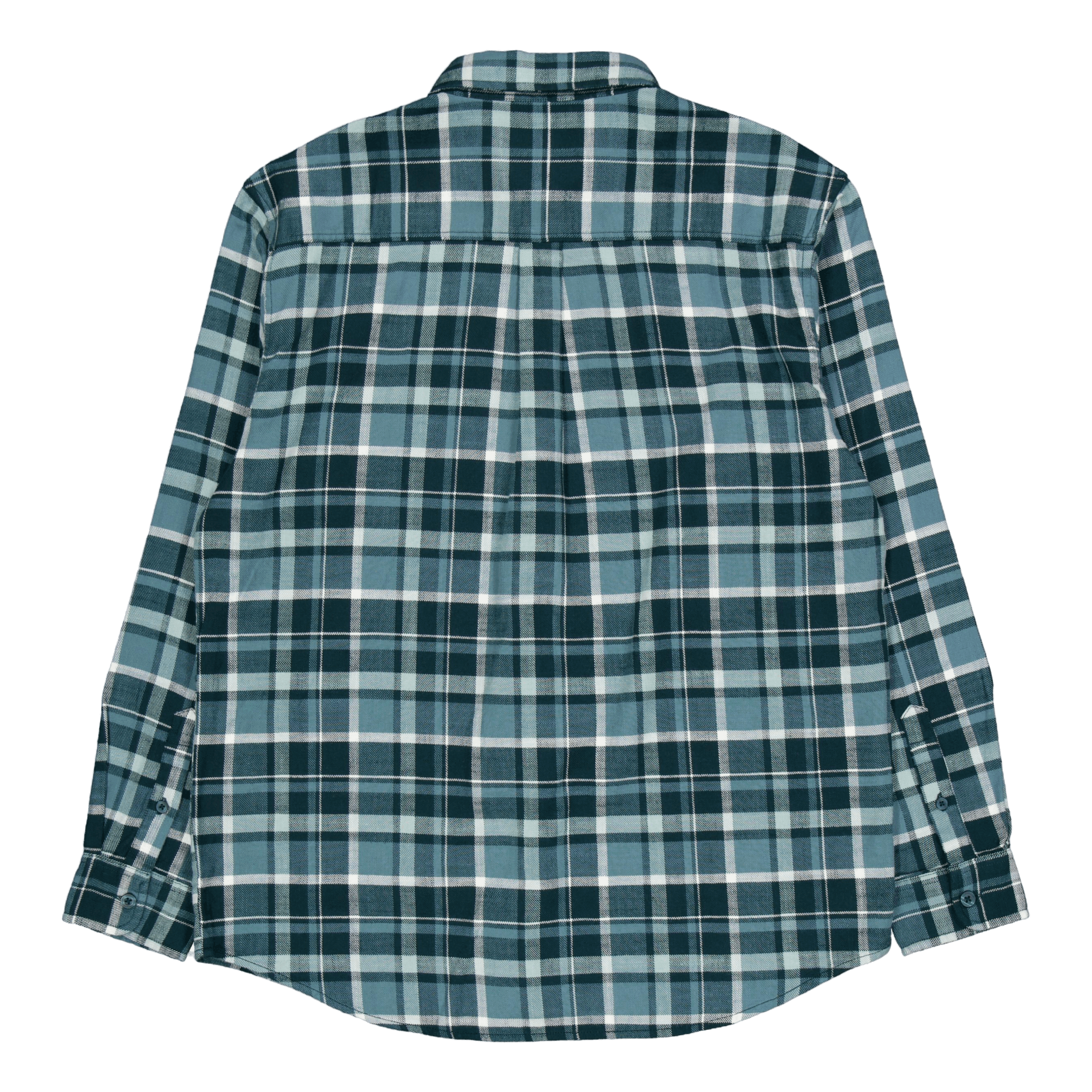 L/s Fendrick Shirt Fendrick Check, Deep Lagoon