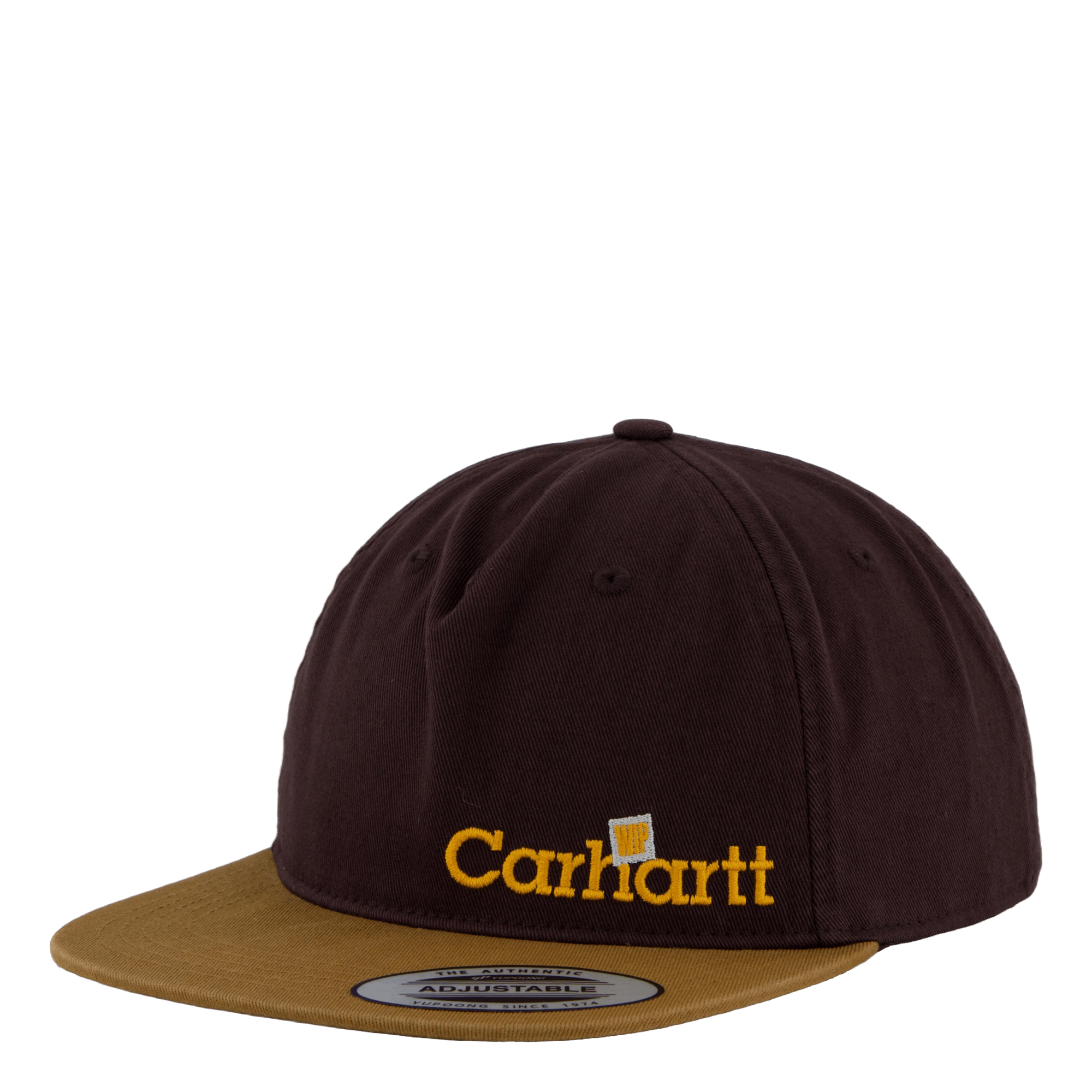 Label Script Coach Cap Brown