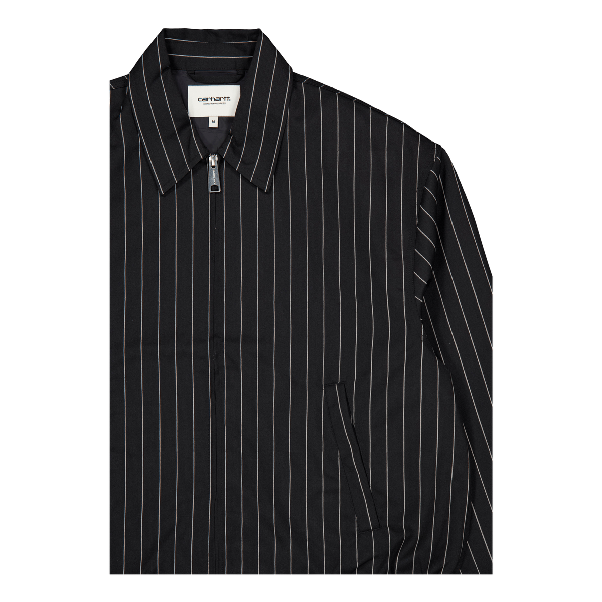 W' Seaton Jacket Seaton Stripe, Black / Wax