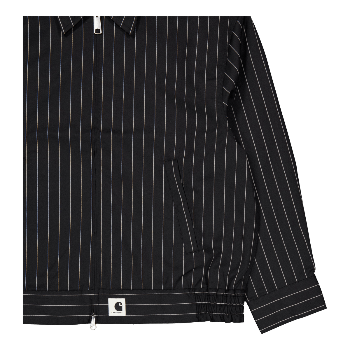 W' Seaton Jacket Seaton Stripe, Black / Wax