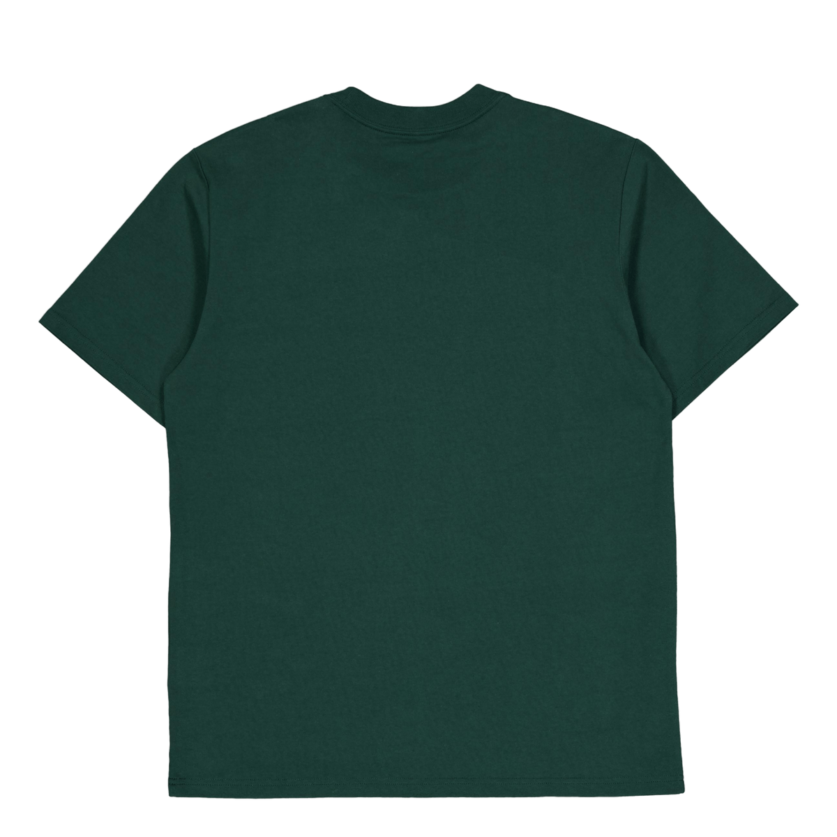 S/s University Script T-shirt Conifer / White