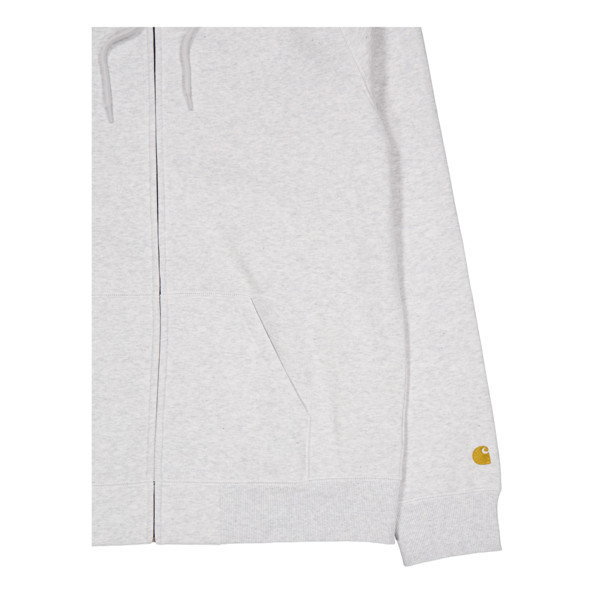 Hooded Chase Jacket Ash Heather / Gold