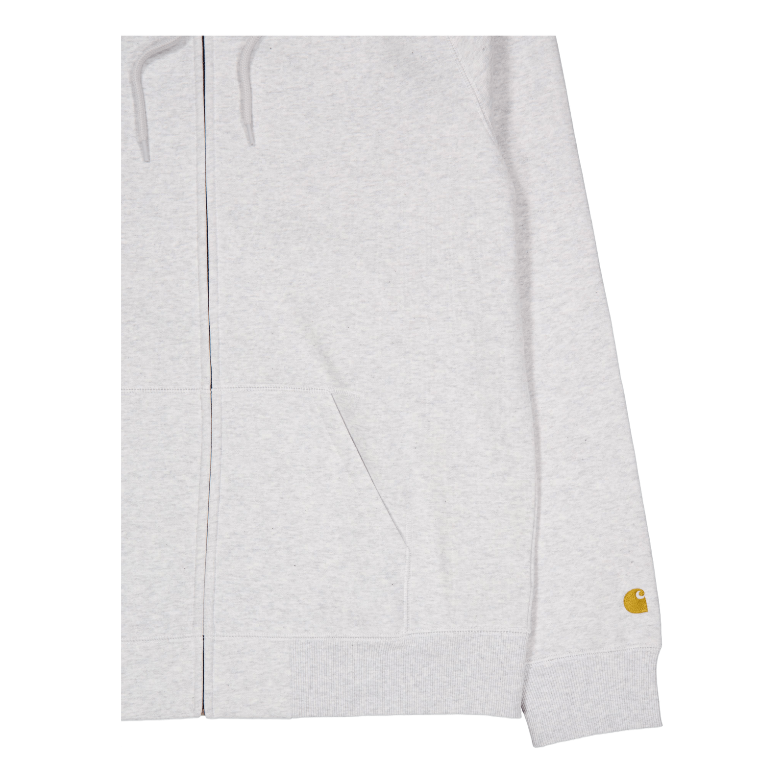 Hooded Chase Jacket Ash Heather / Gold