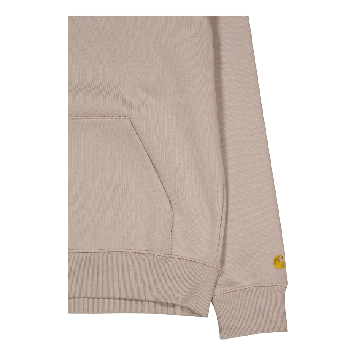 Hooded Chase Sweat Dusky Beige / Gold