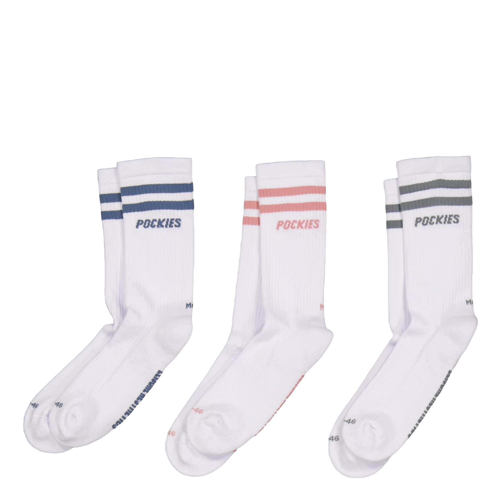 3-pack Striped L.a. Socks Mixed Colors