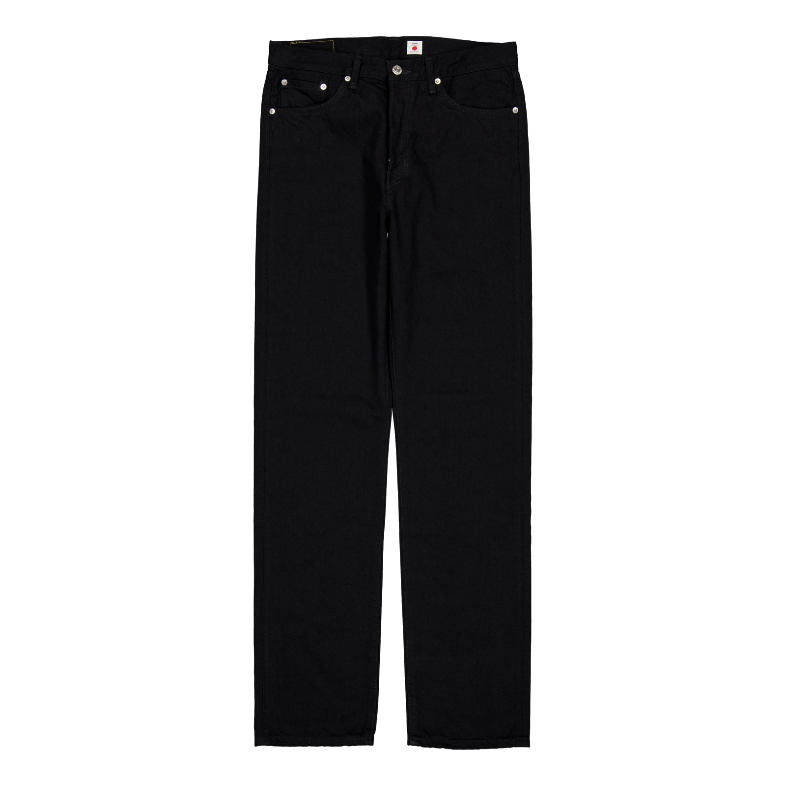 Loose Straight Jeans - Black - Black