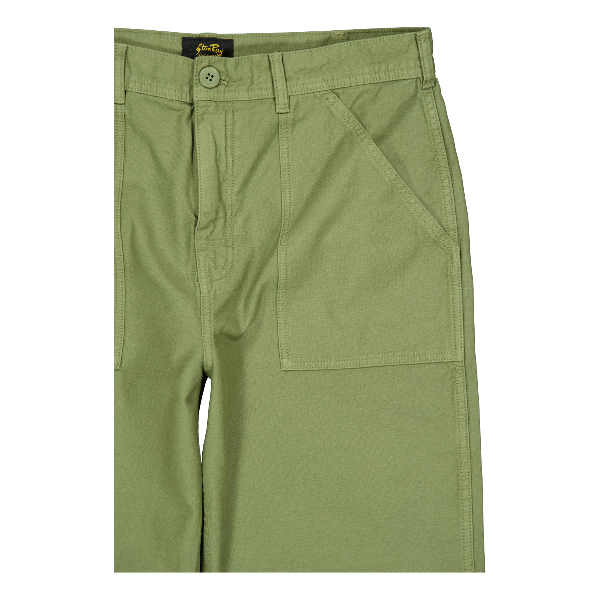 Fat Pant Olive Sateen