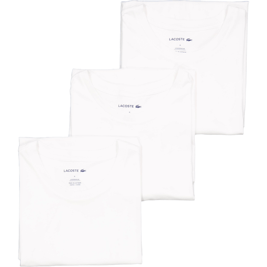 3-Pack Slim Fit Loungewear T-shirts WHITE