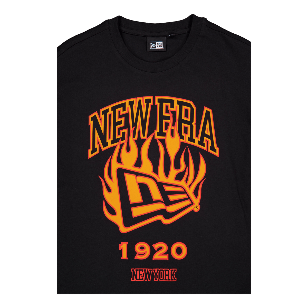 Ne Flag Flame Os Tee Newera Blkfdr