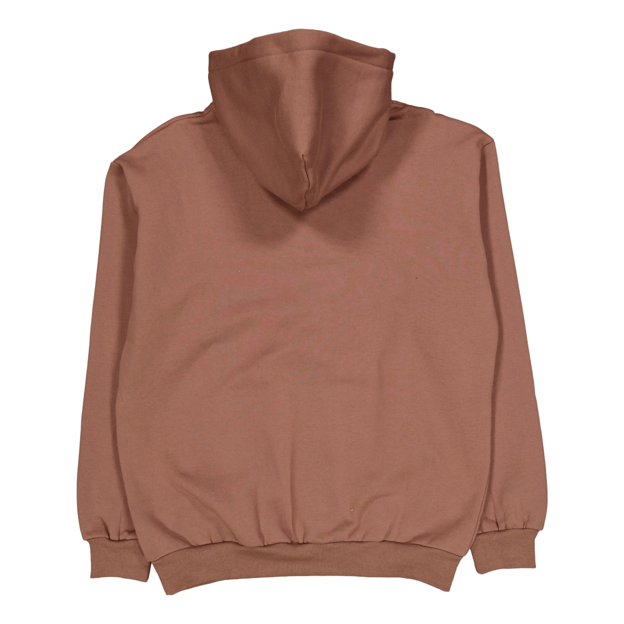 Rat Logo Pullover Hood Washed Brown