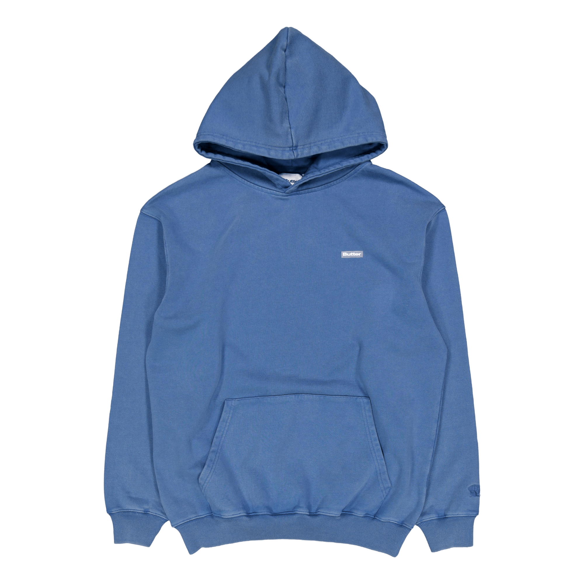 Basic Pullover Hood Washed Navy