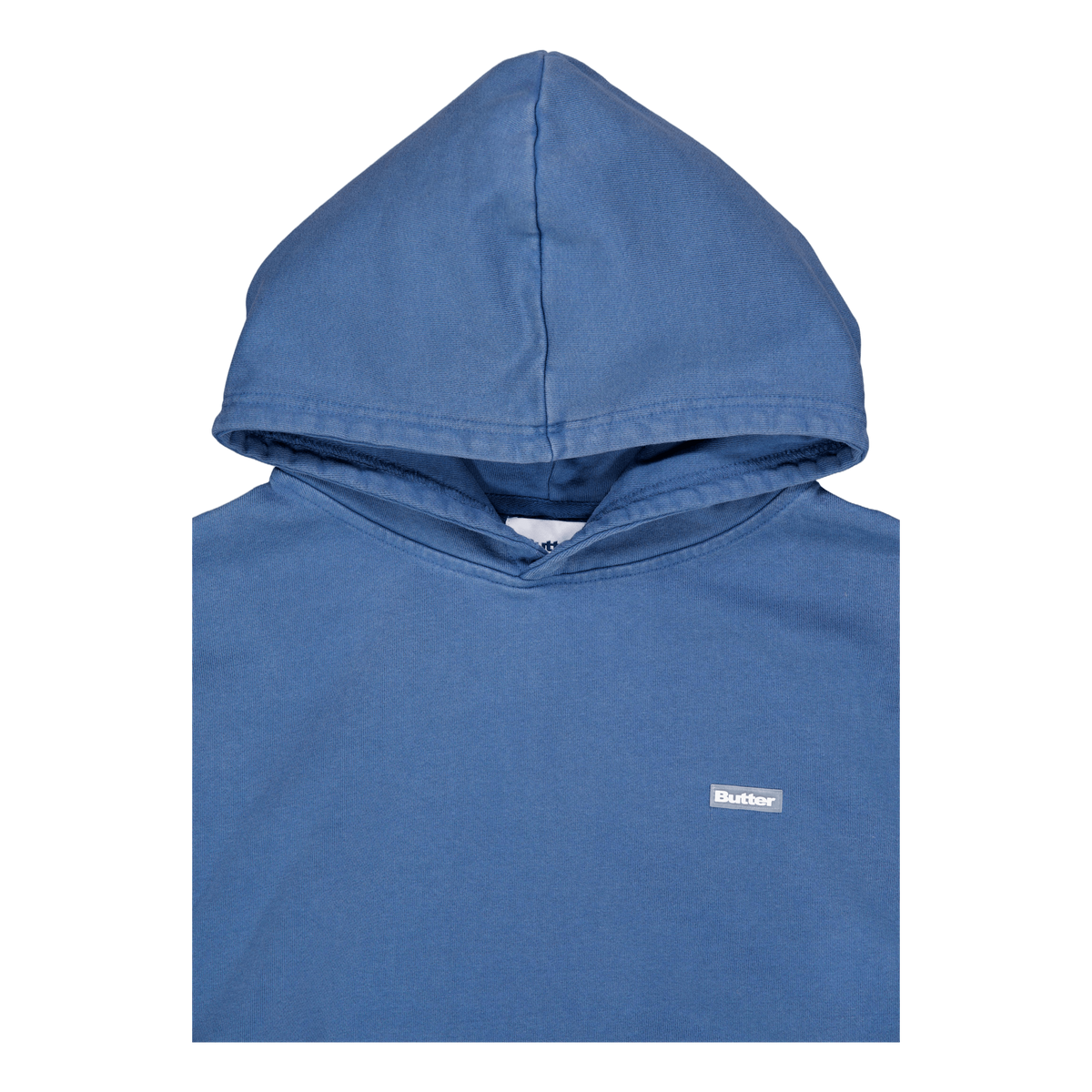 Basic Pullover Hood Washed Navy