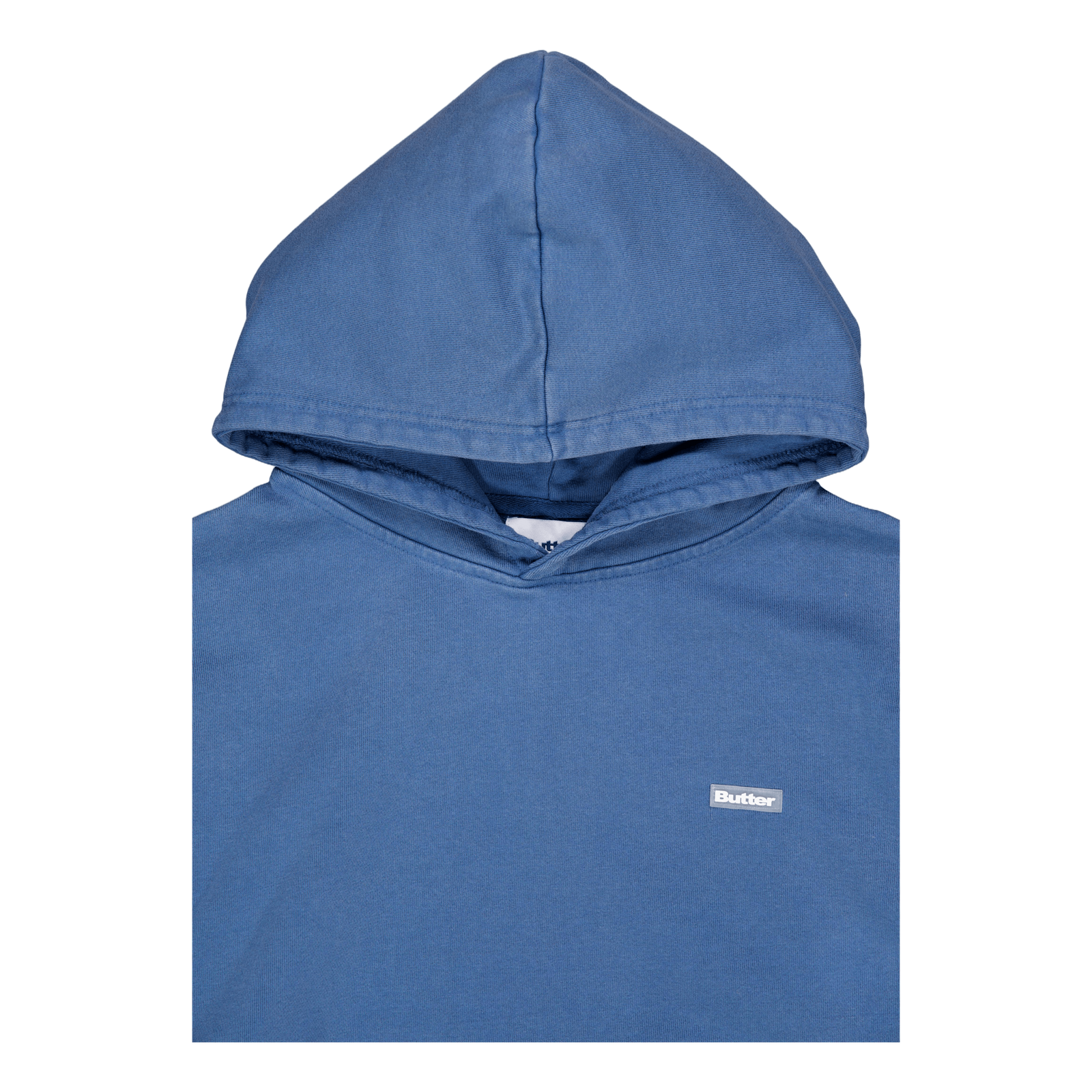 Basic Pullover Hood Washed Navy