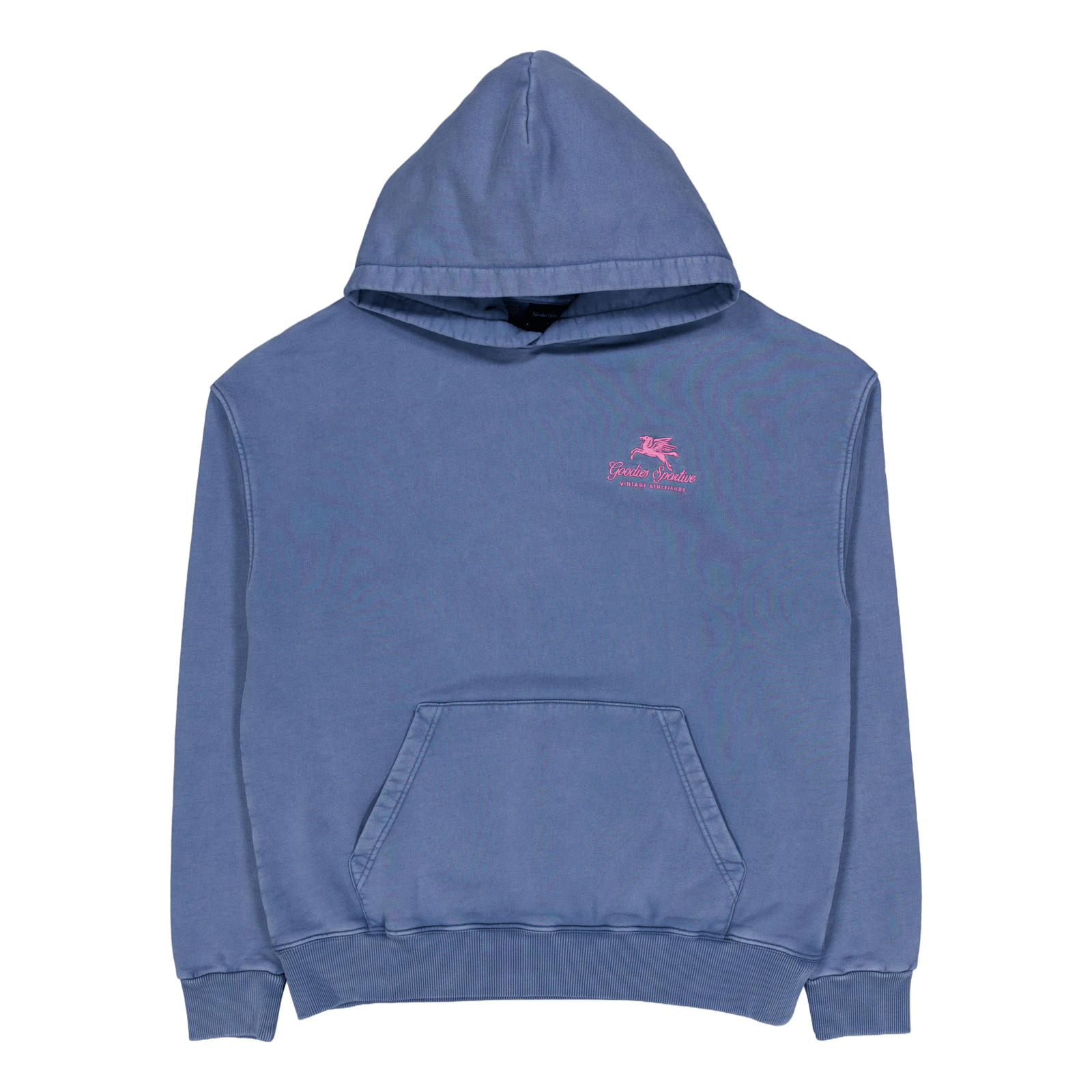 550g  Washed Premium Hoodie Blue/pink