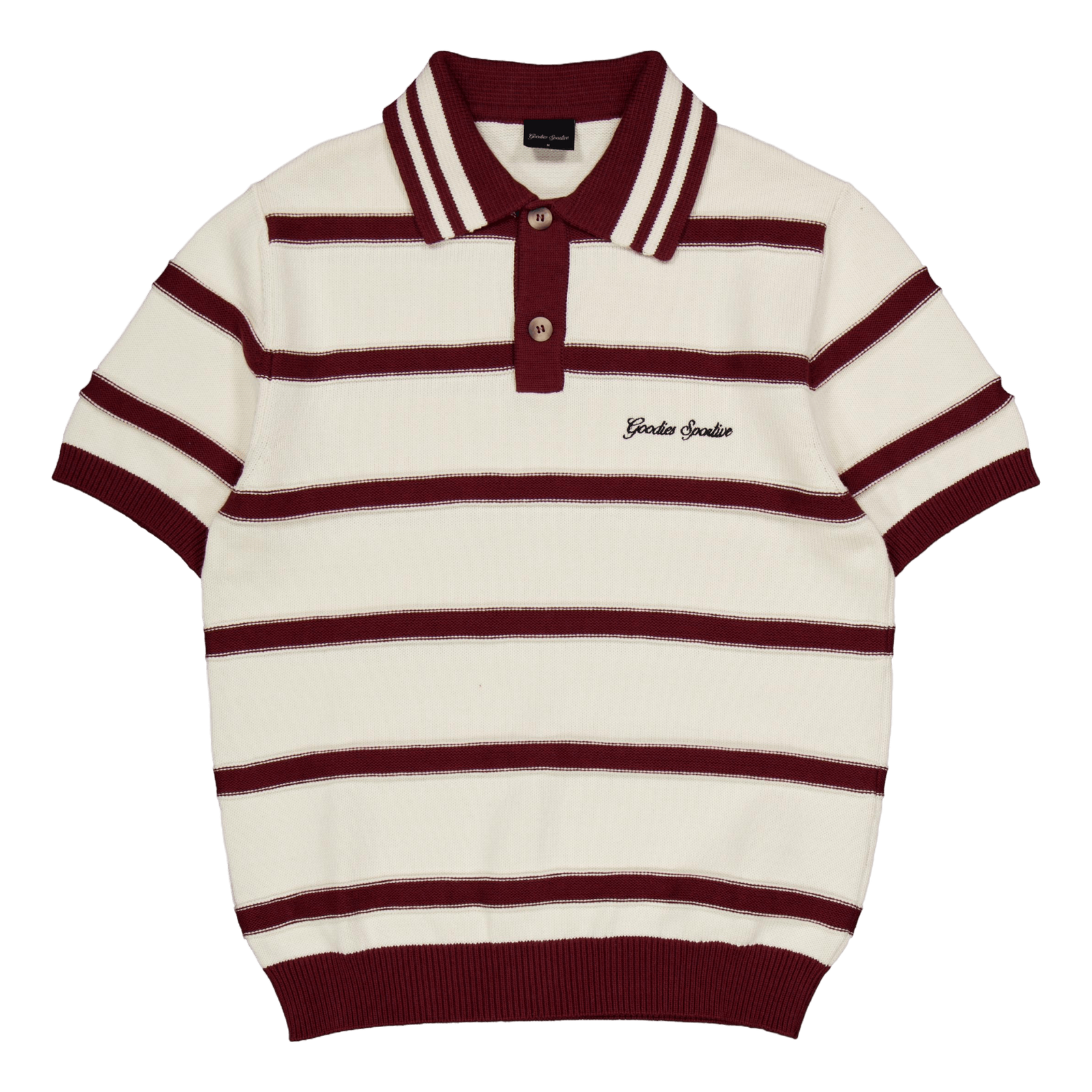 Red Plum Polo Burgundy/ecru