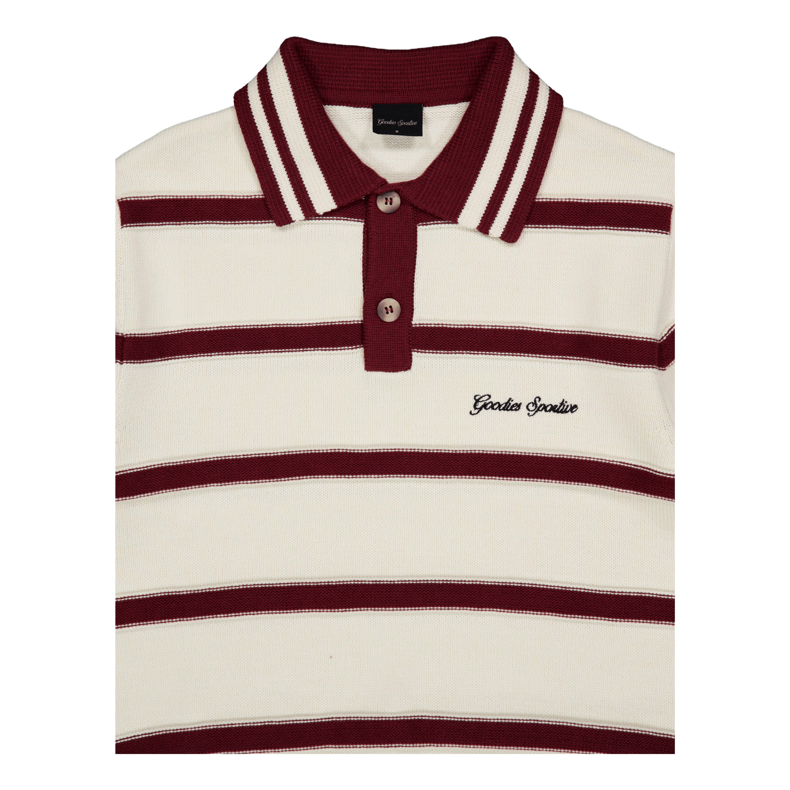 Red Plum Polo Burgundy/ecru