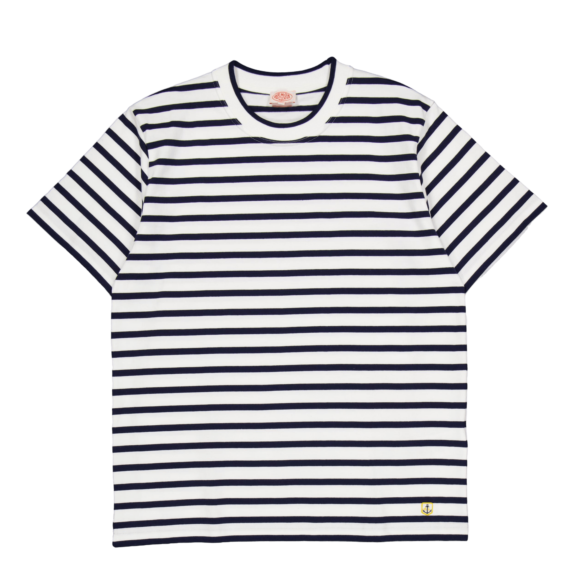 T-shirt Héritage Milk/marine Deep