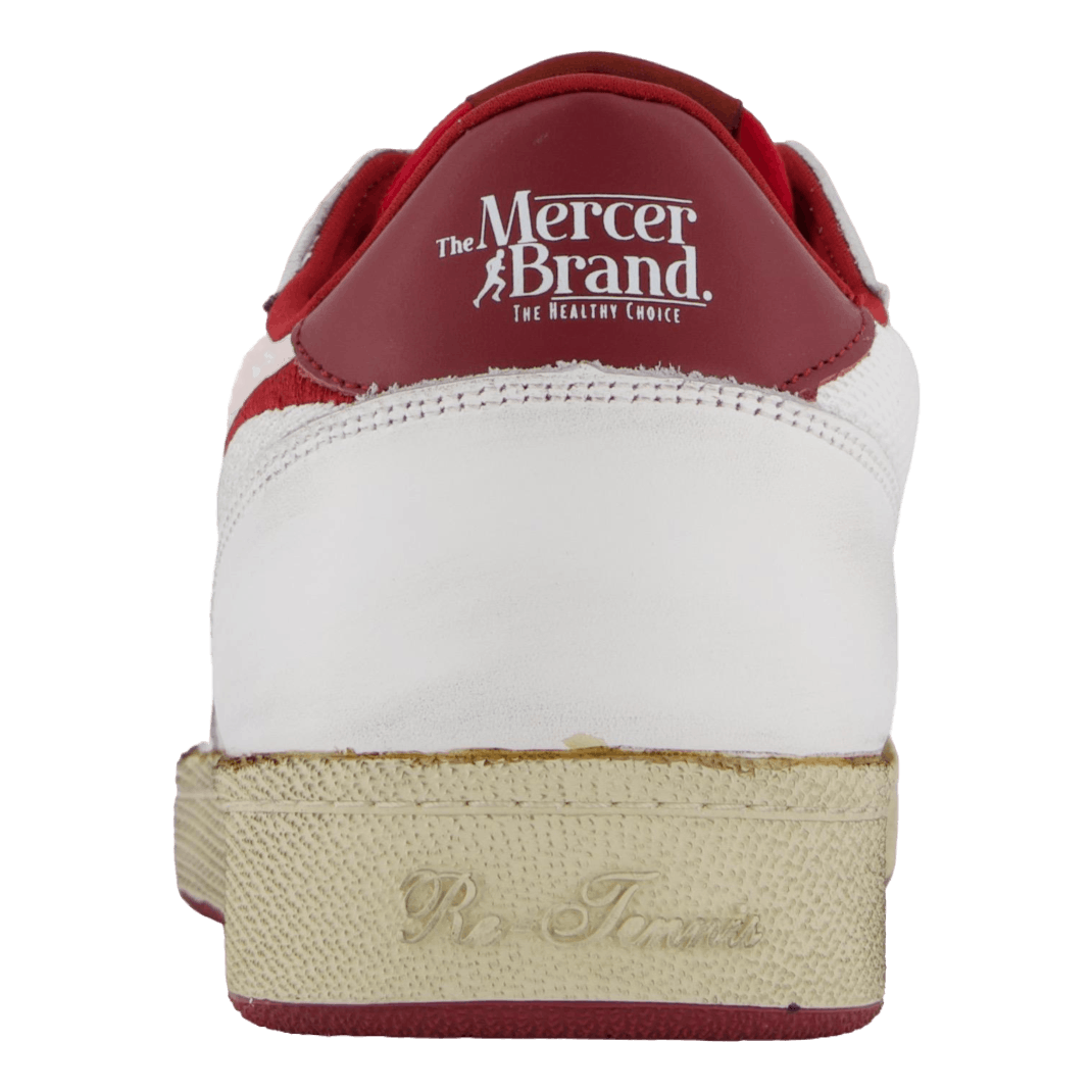 The Re-tennis Vintage White/red