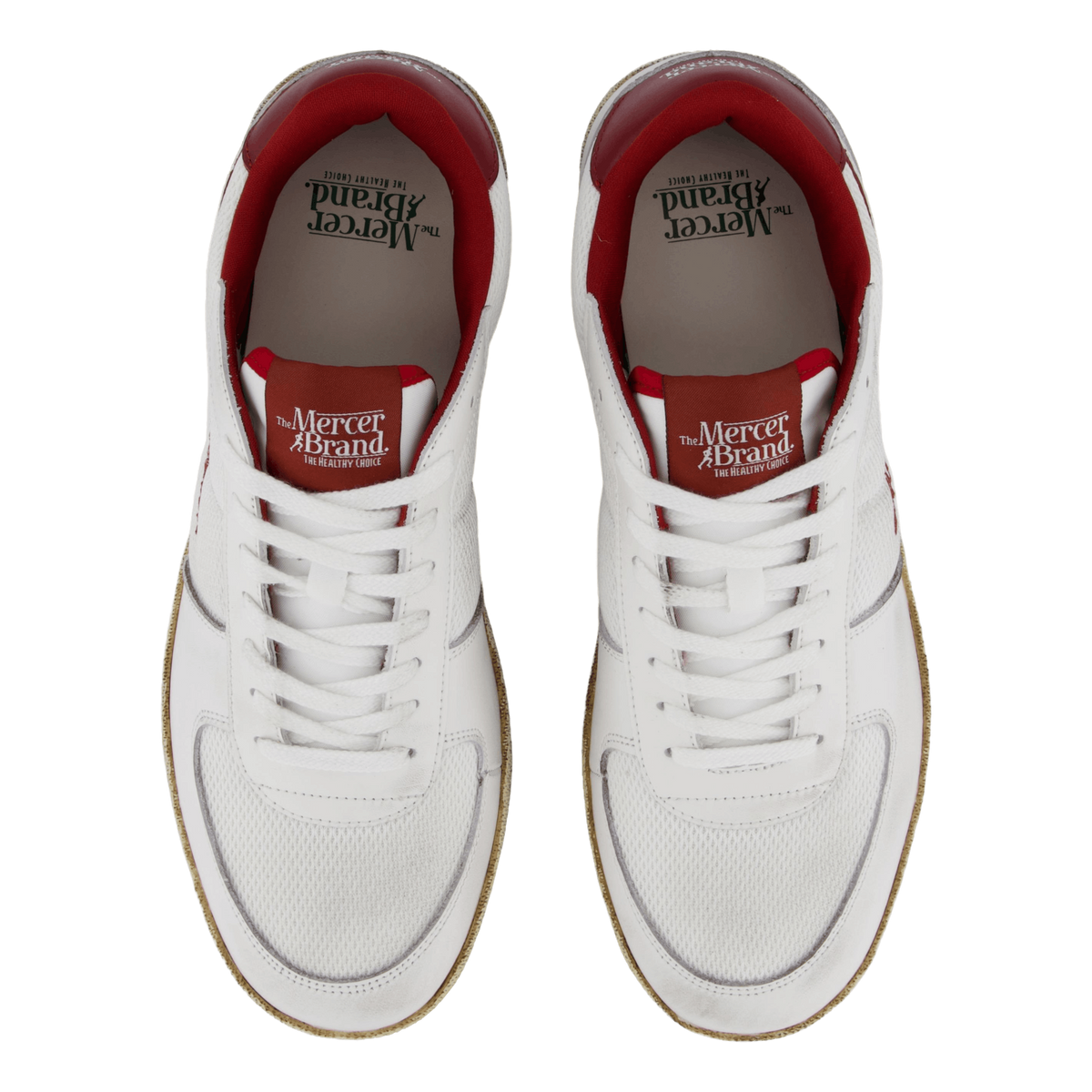 The Re-tennis Vintage White/red