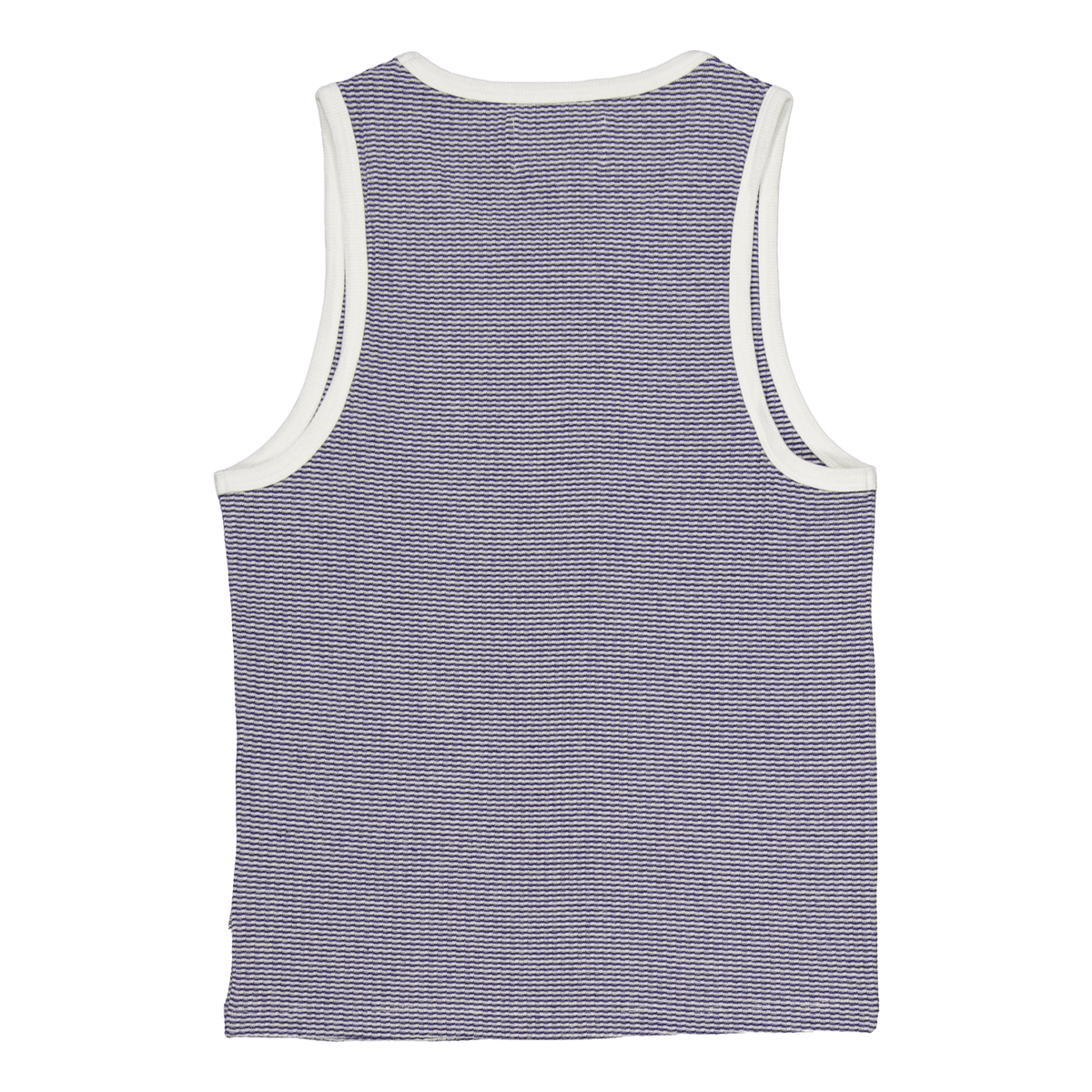 Montague Vest Blue / Ecru