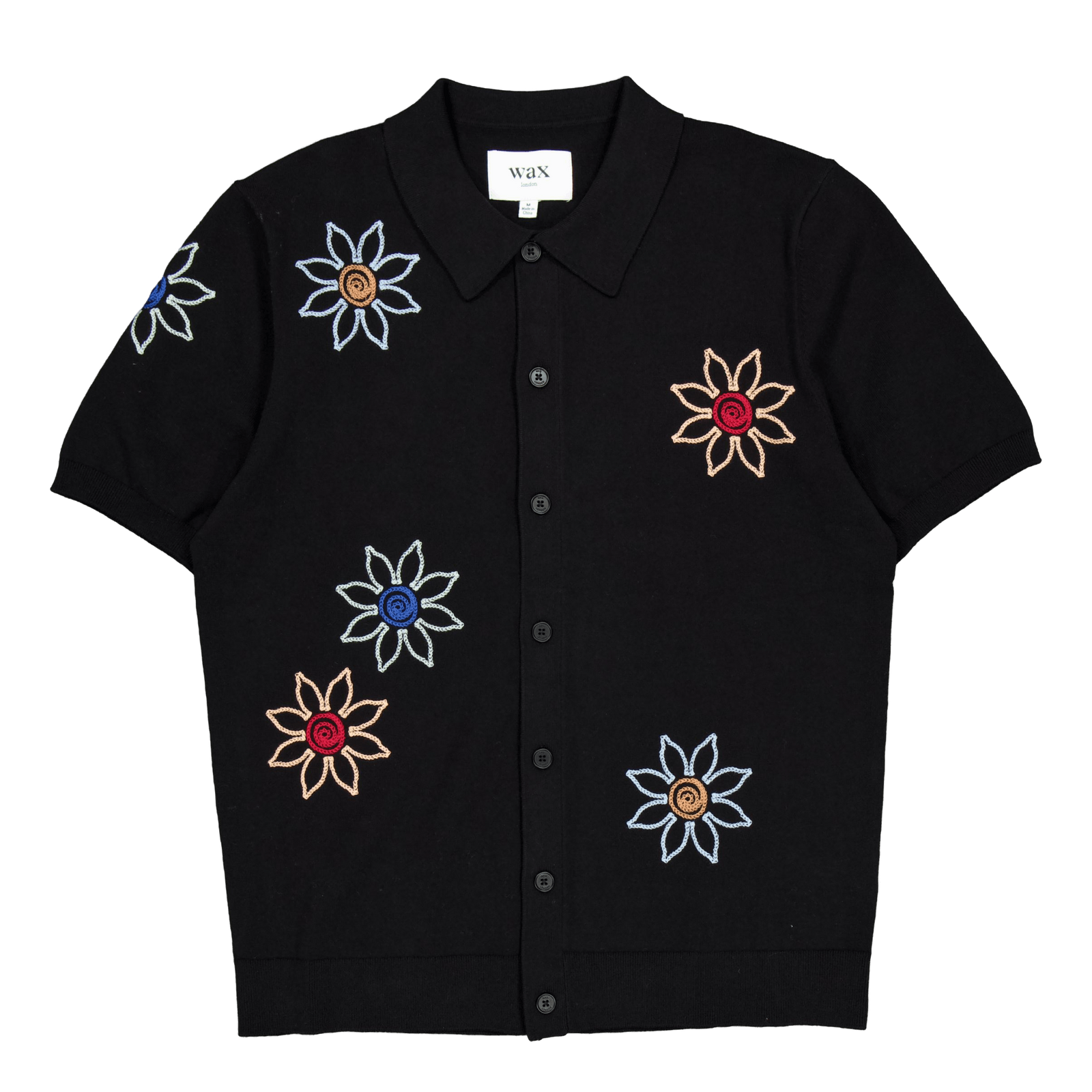 Tellaro Ss Shirt Black / Multi