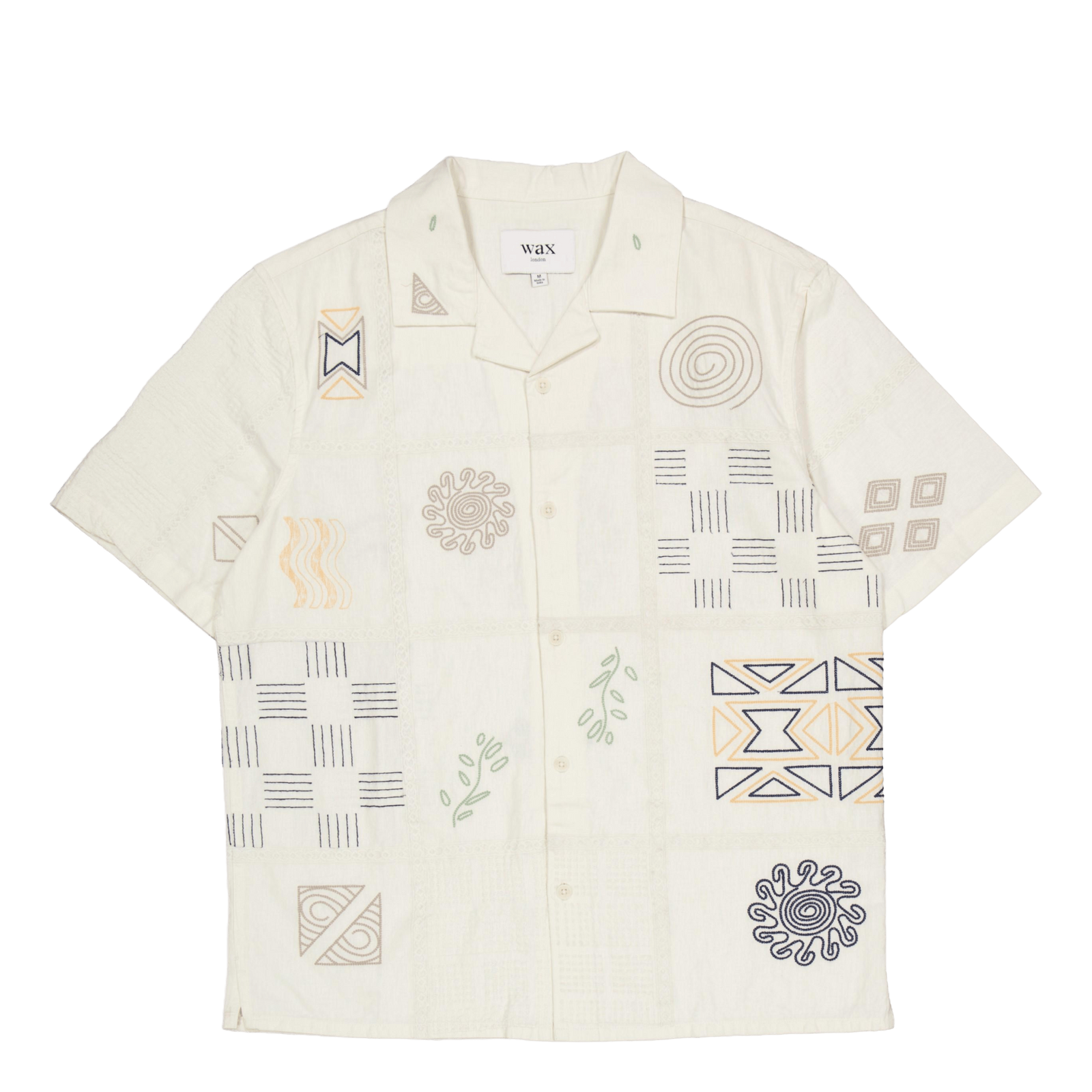 Didcot Ss Shirt Ecru / Multi