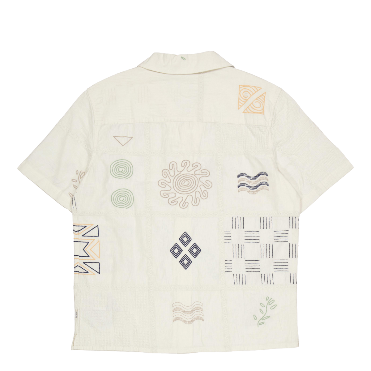 Didcot Ss Shirt Ecru / Multi