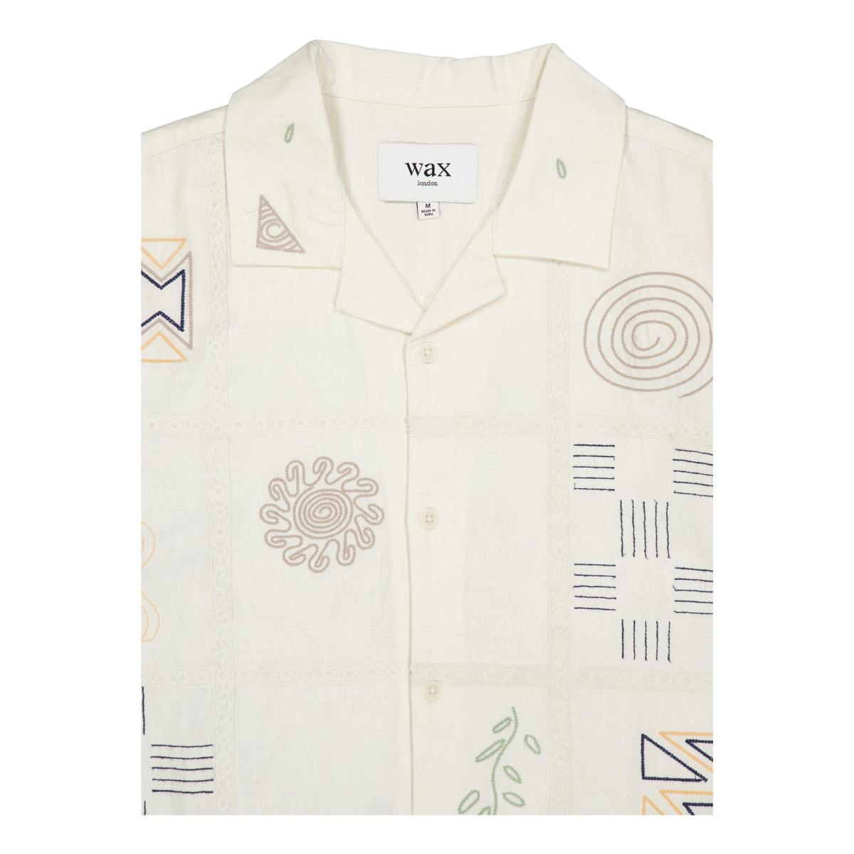 Didcot Ss Shirt Ecru / Multi