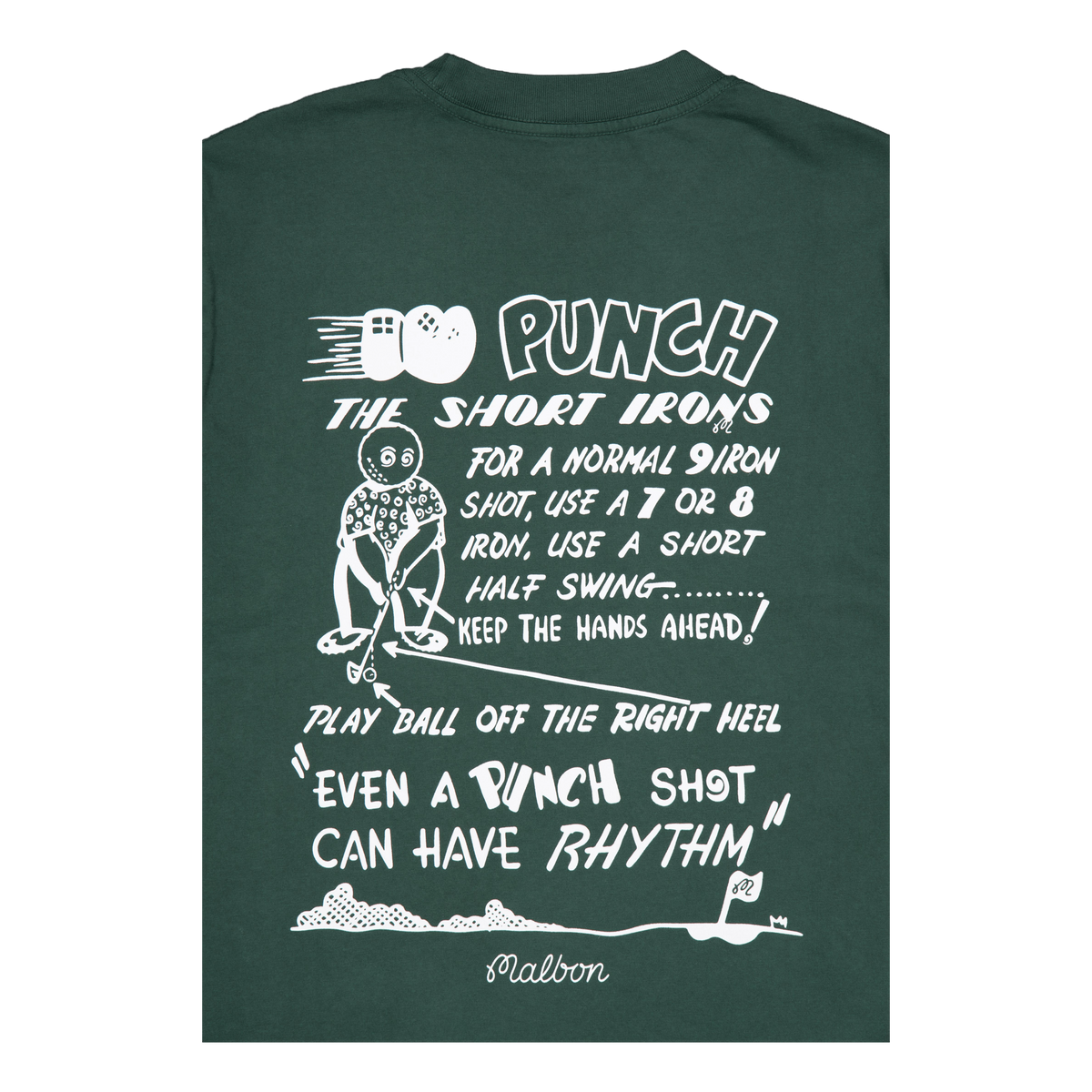 Punch Shot Ss T-shirt Malbon Green