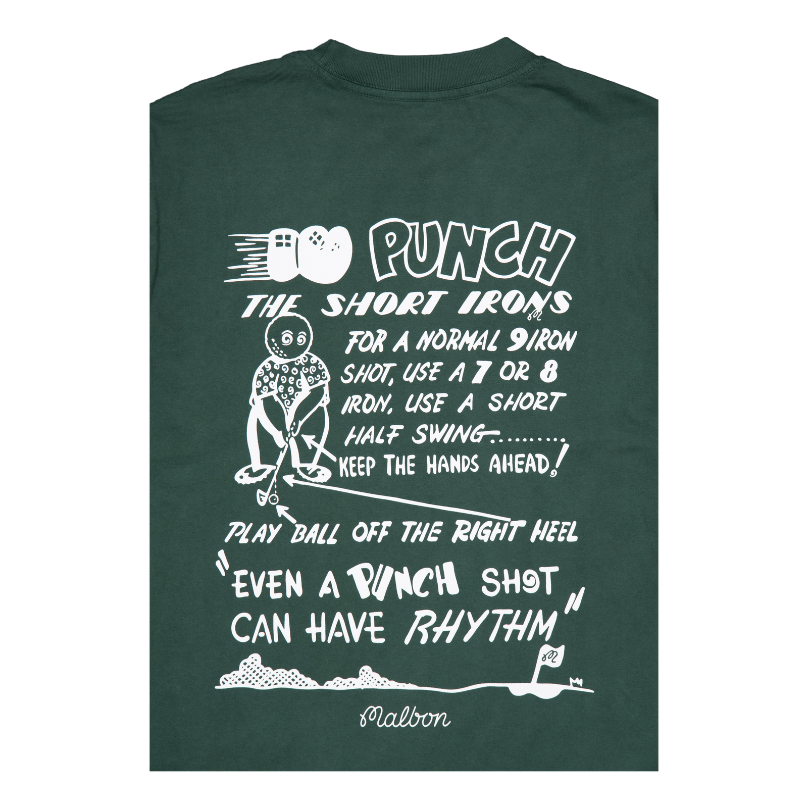 Punch Shot Ss T-shirt Malbon Green