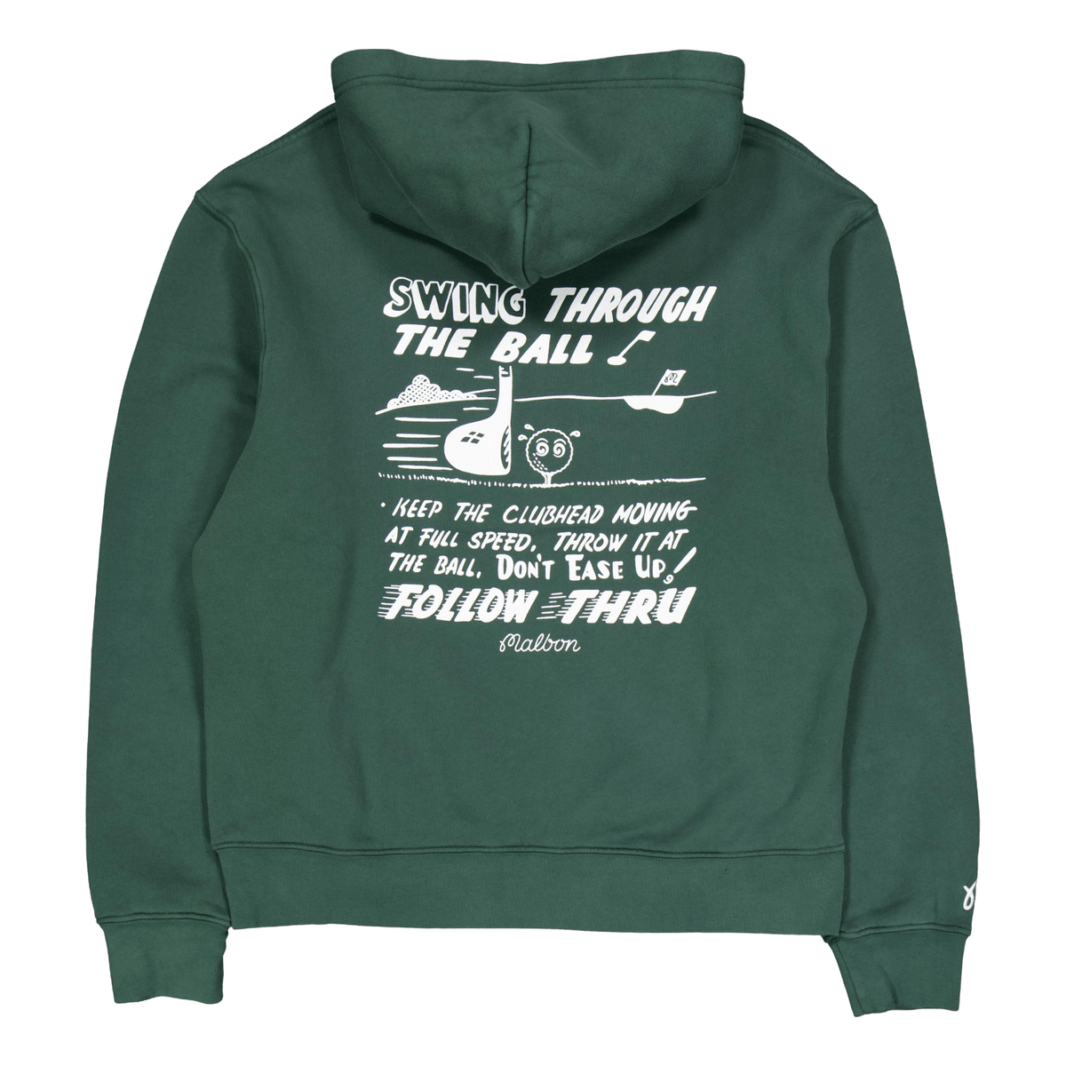 Follow Thru Hoodie Malbon Green