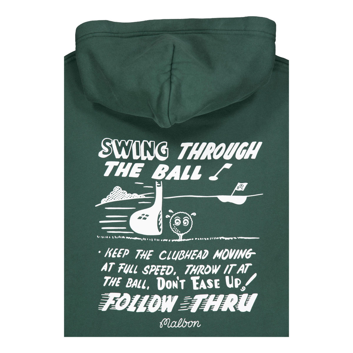 Follow Thru Hoodie Malbon Green