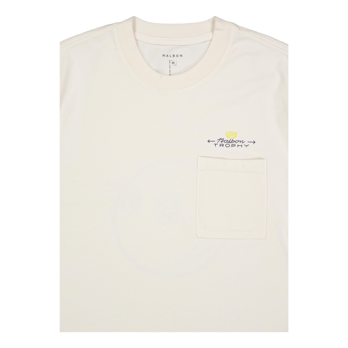 Malbon Trophy Pocket T-shirt Ivory