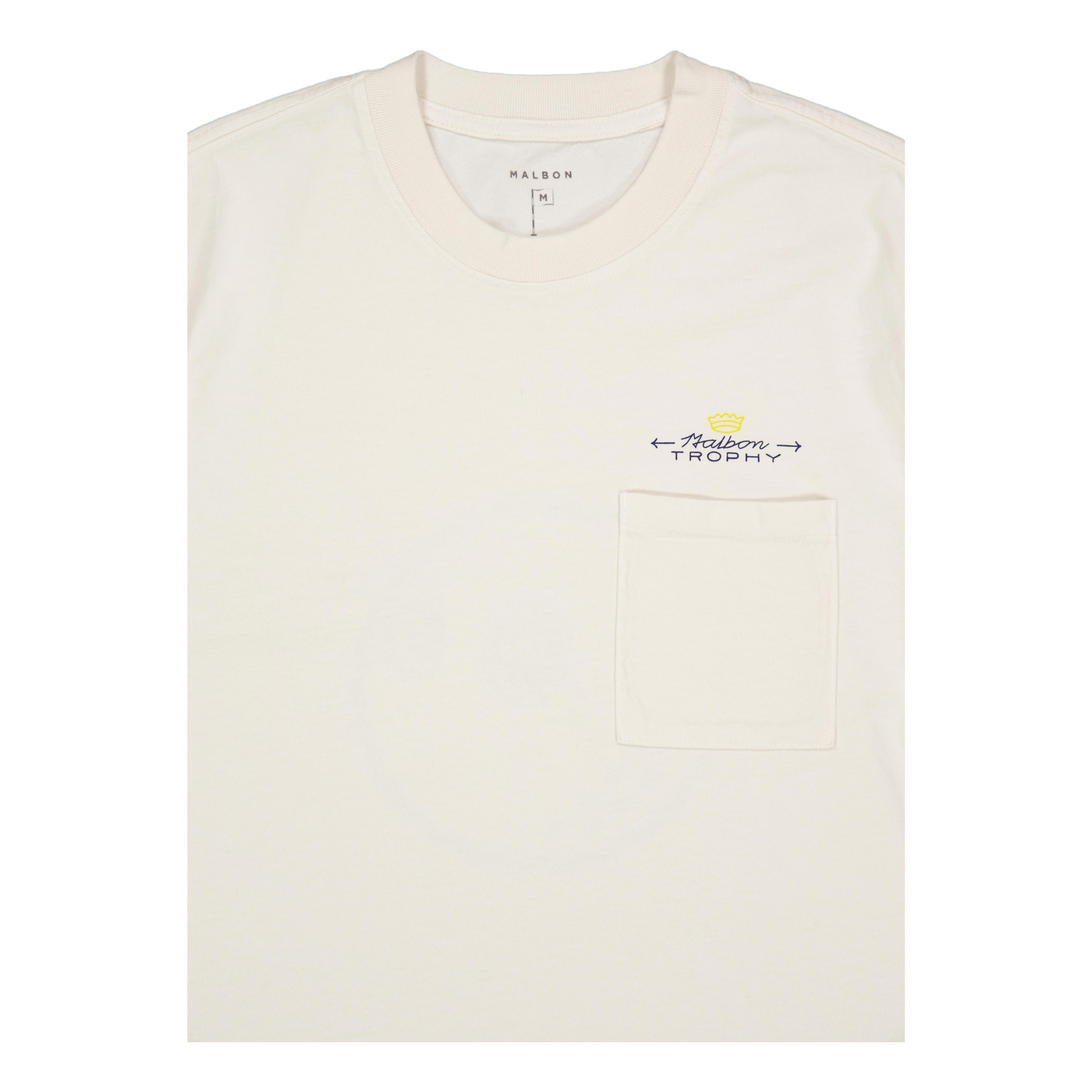 Malbon Trophy Pocket T-shirt Ivory