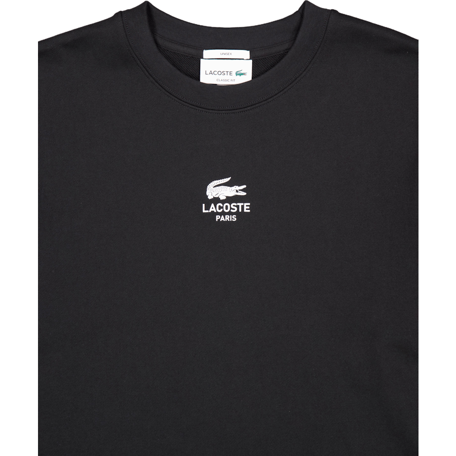 Printed Fleece Sweatshirt Noir 031